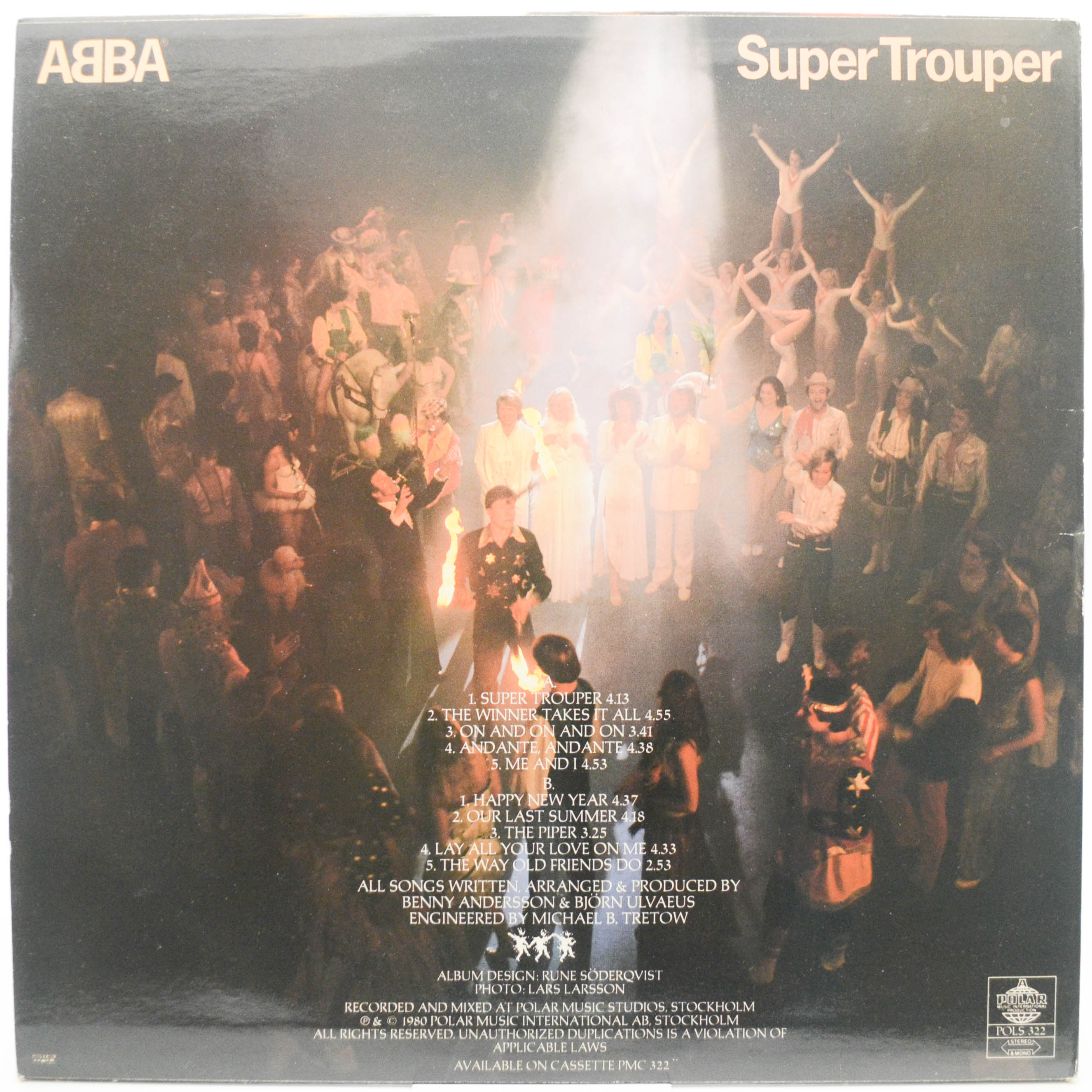 ABBA — Super Trouper (1-st, Sweden), 1980