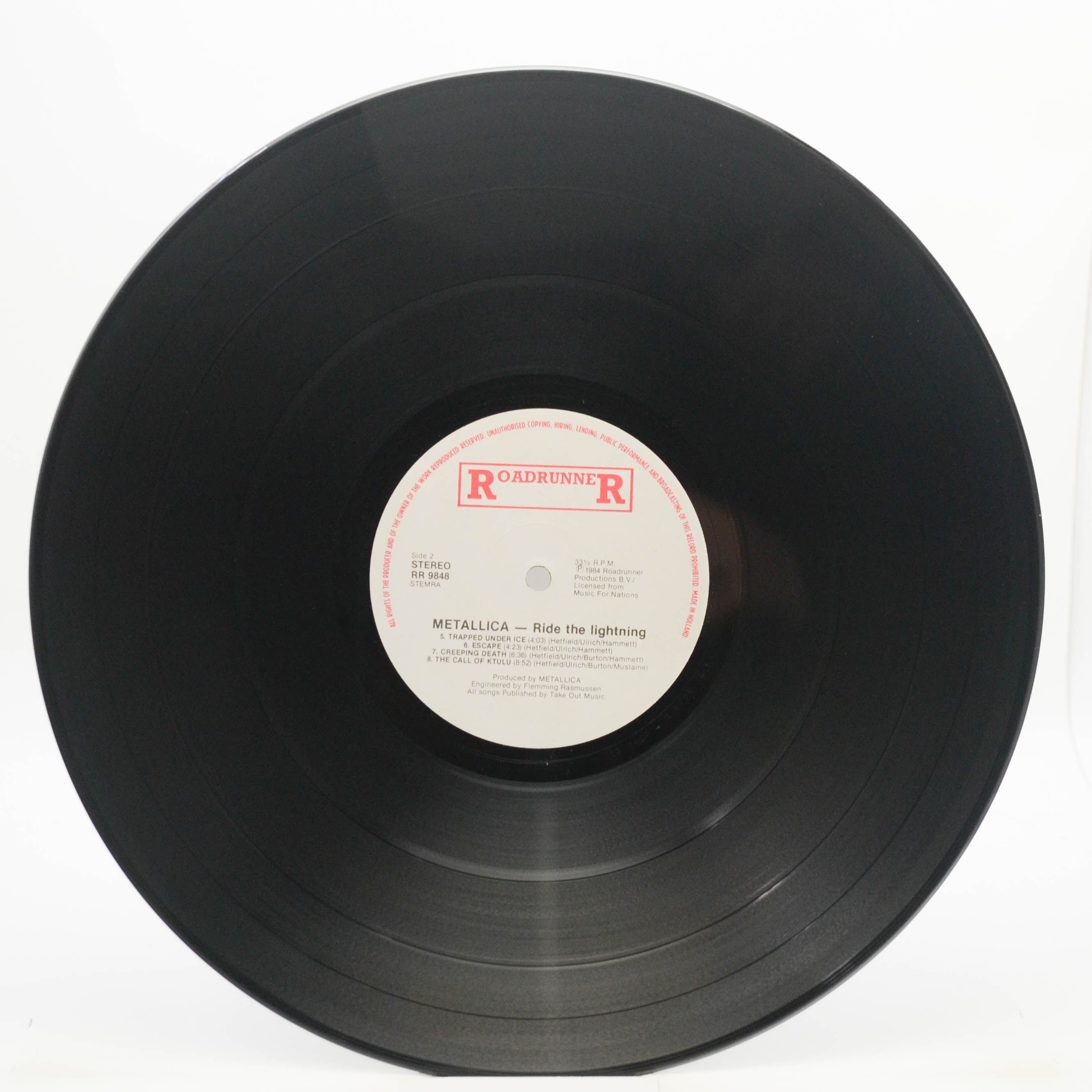 Metallica — Ride The Lightning, 1984