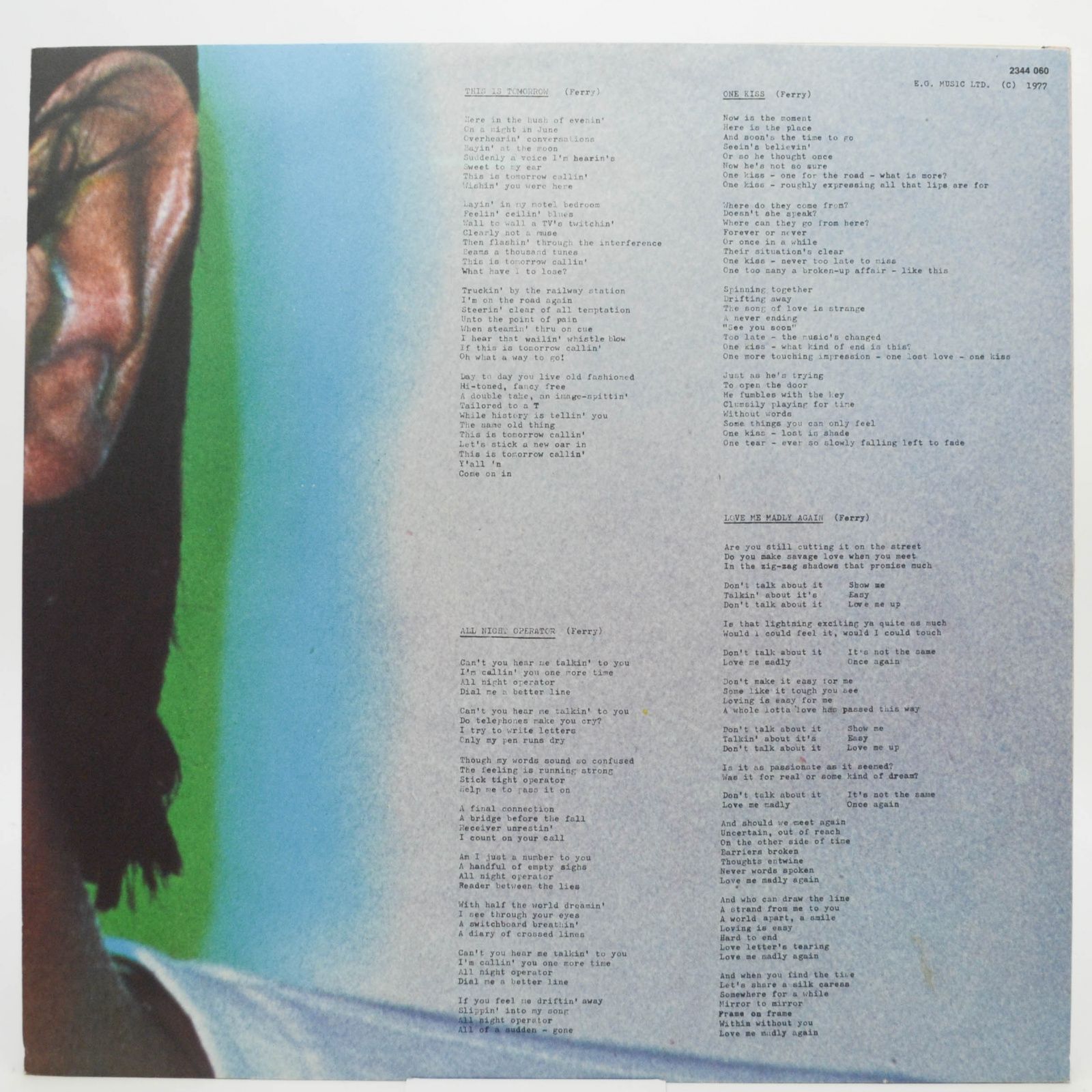 Bryan Ferry — In Your Mind, 1977