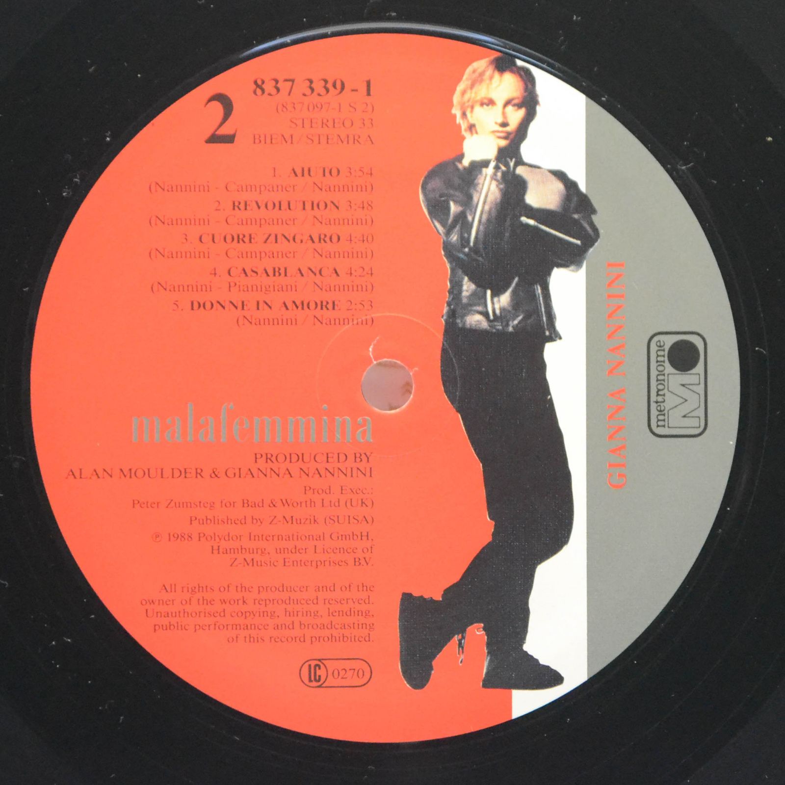 Gianna Nannini — Malafemmina, 1988