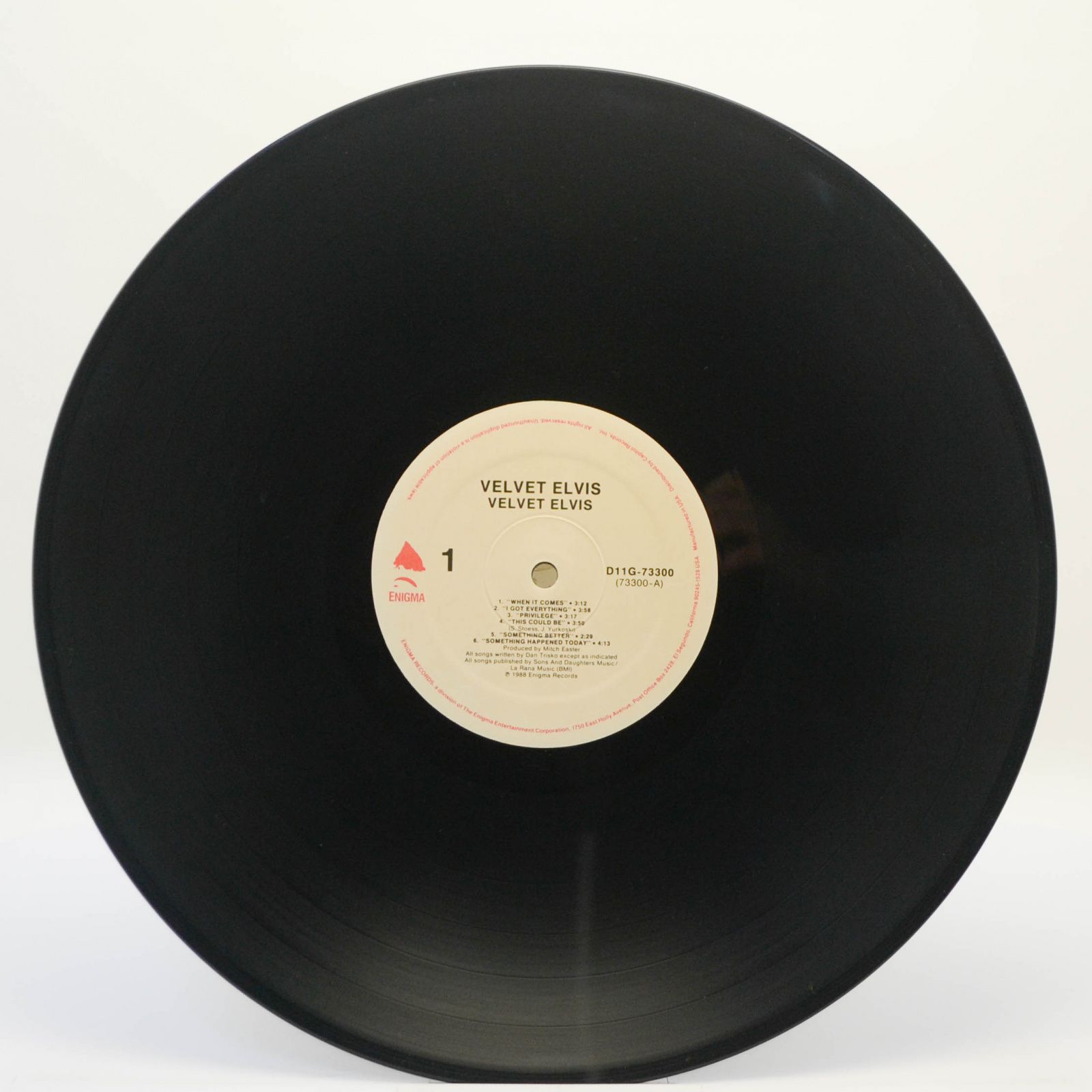 Виниловая пластинка Velvet Elvis — Velvet Elvis, 1988