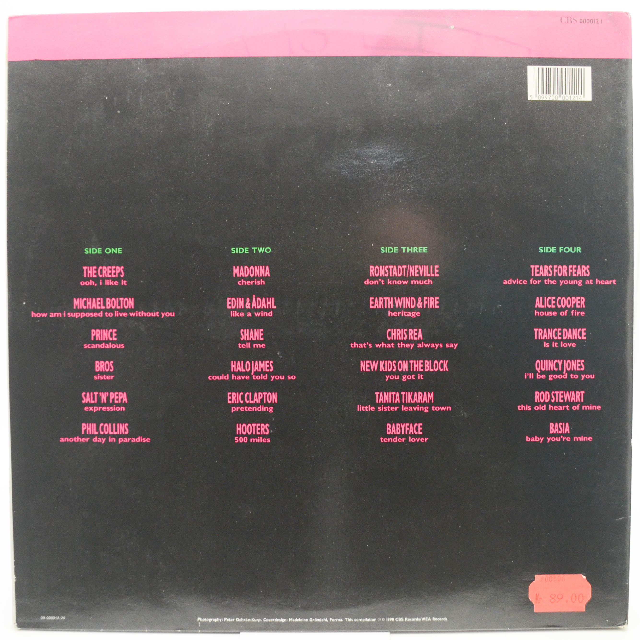 Various — Hits 12 (2LP), 1990