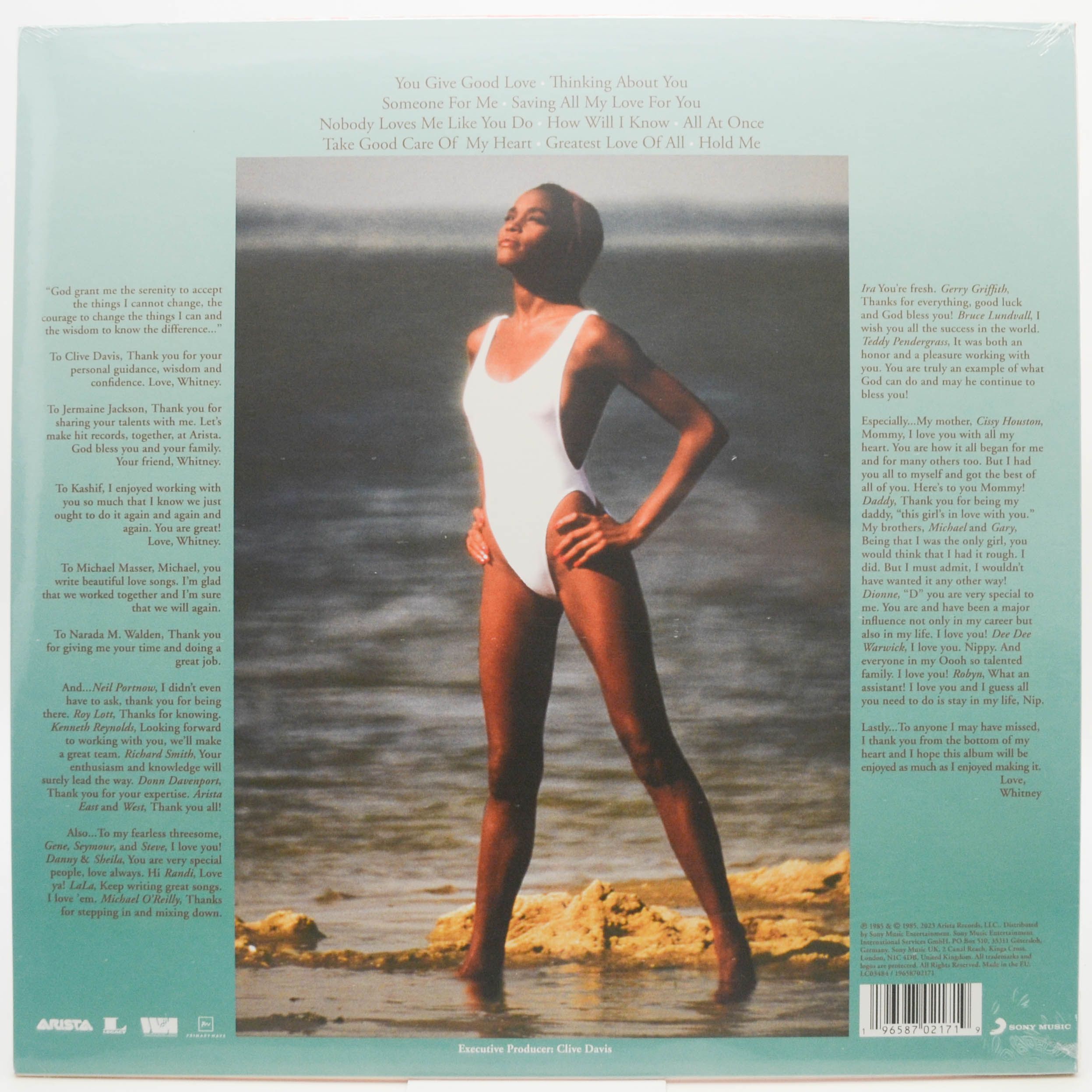 Виниловая пластинка Whitney Houston — Whitney Houston, 1985