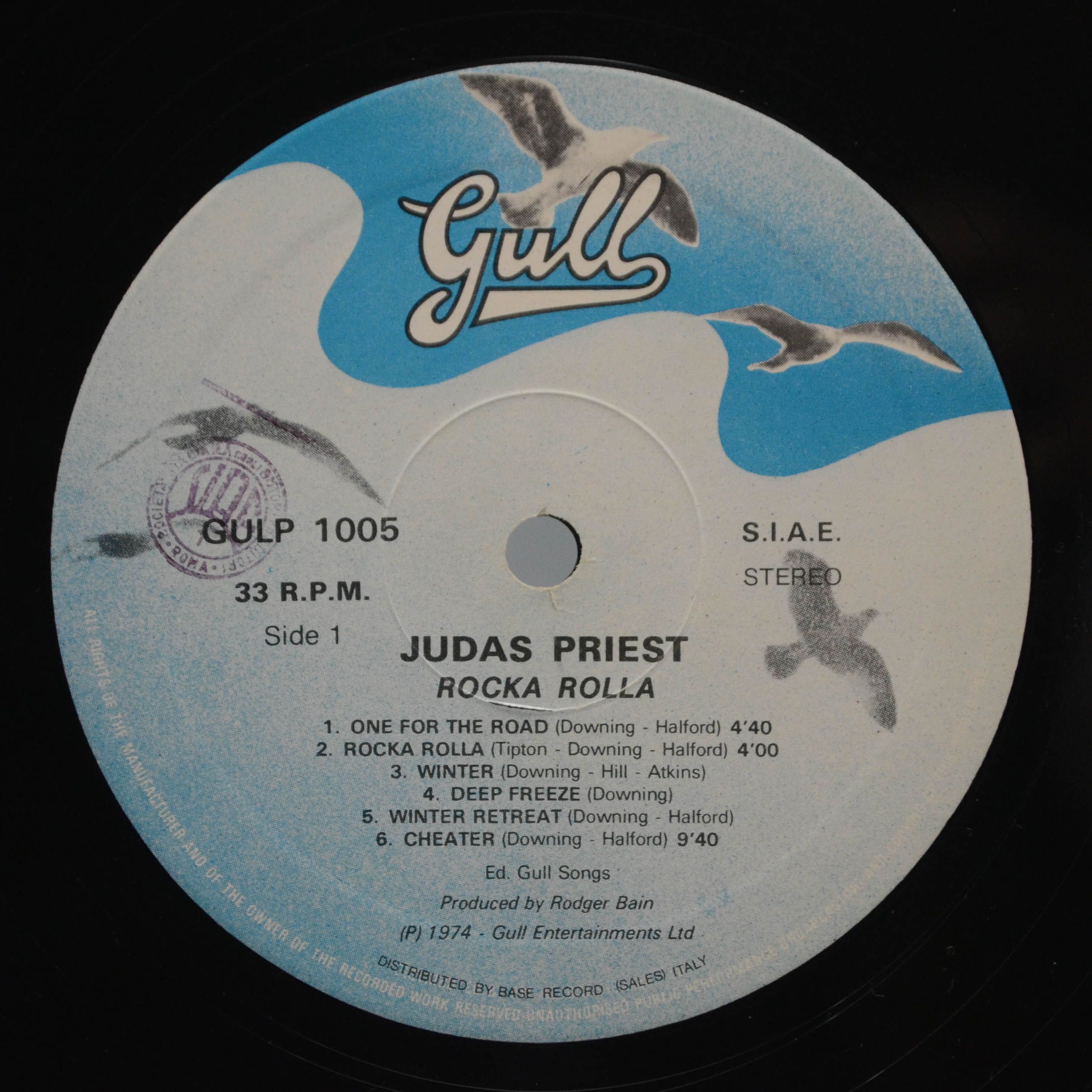 Виниловая пластинка Judas Priest — Rocka Rolla, 1974