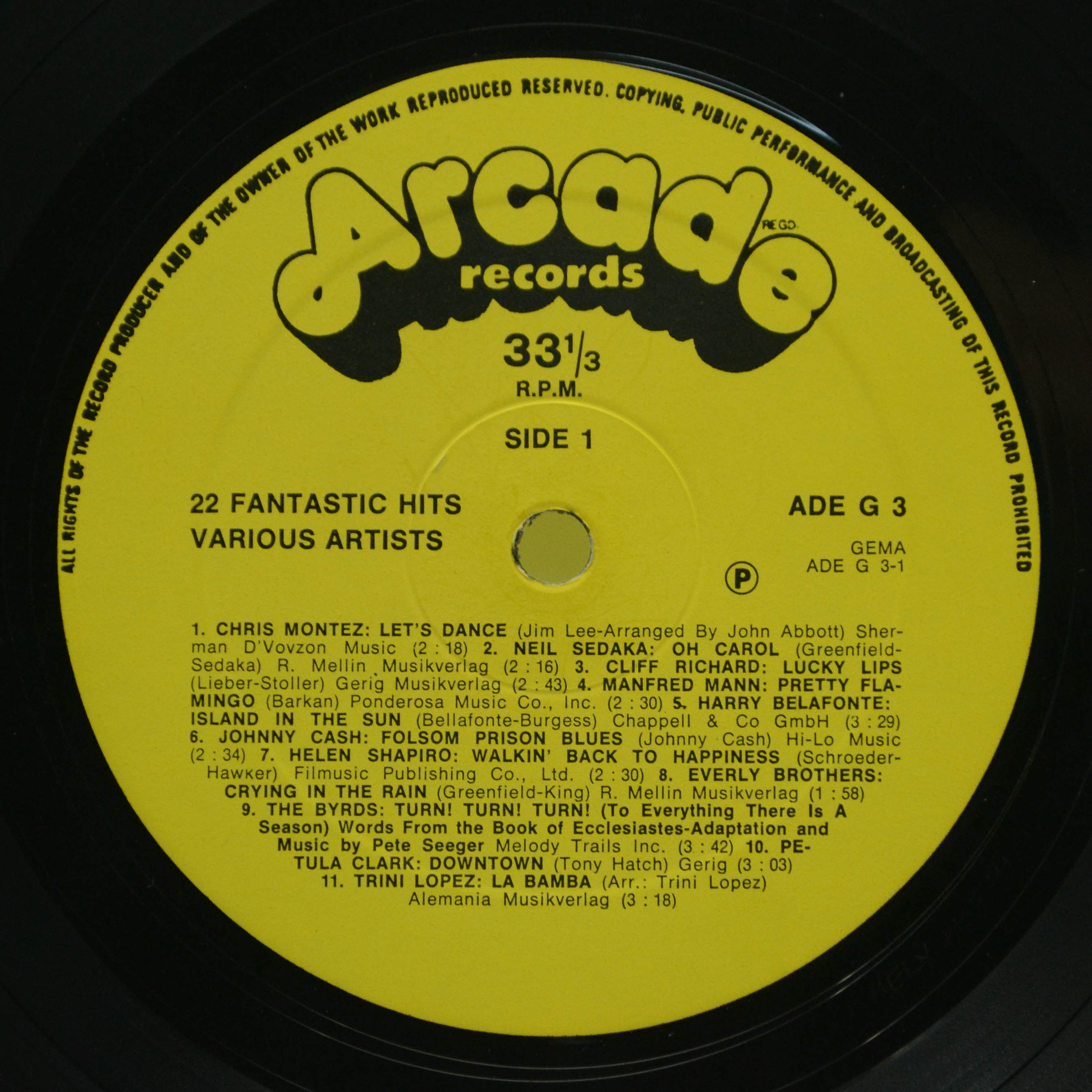 Various — 22 Fantastic Hits, 1975