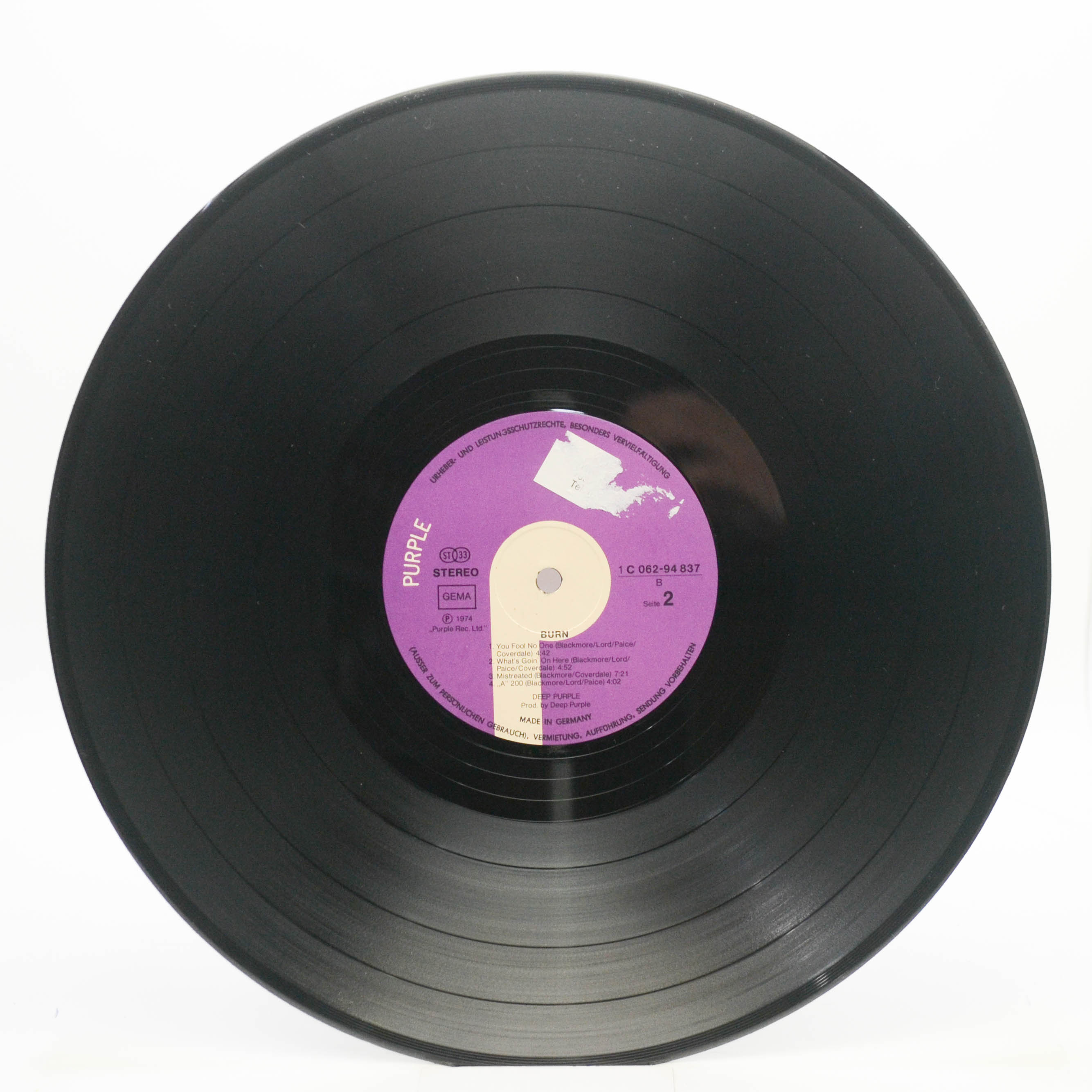 Deep Purple — Burn, 1974