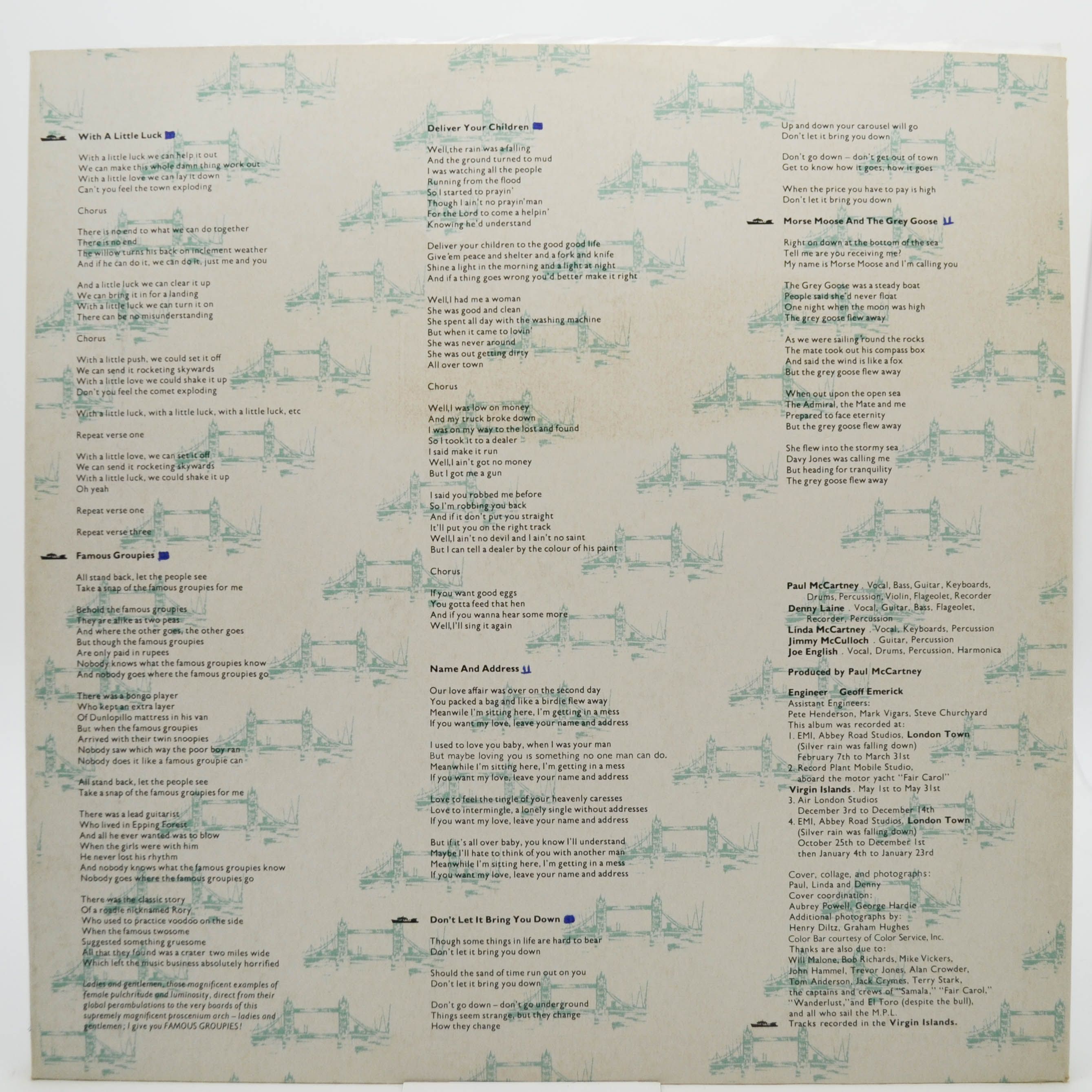 Wings — London Town, 1978