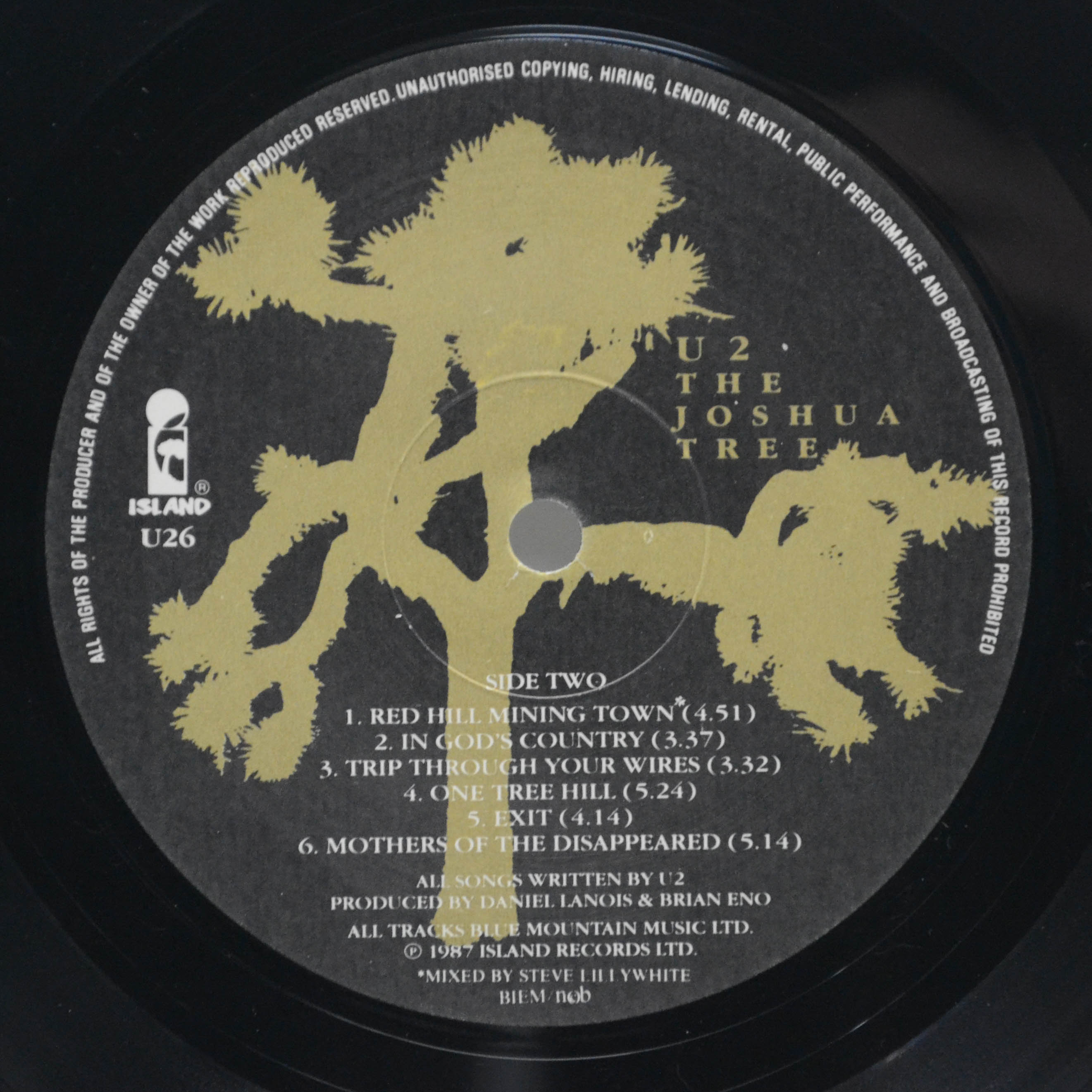 U2 — The Joshua Tree, 1987