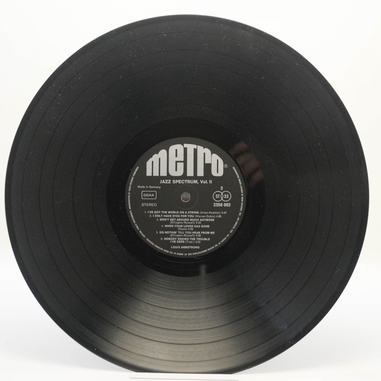 Louis Armstrong — Jazz Spectrum Vol. 2, 1971