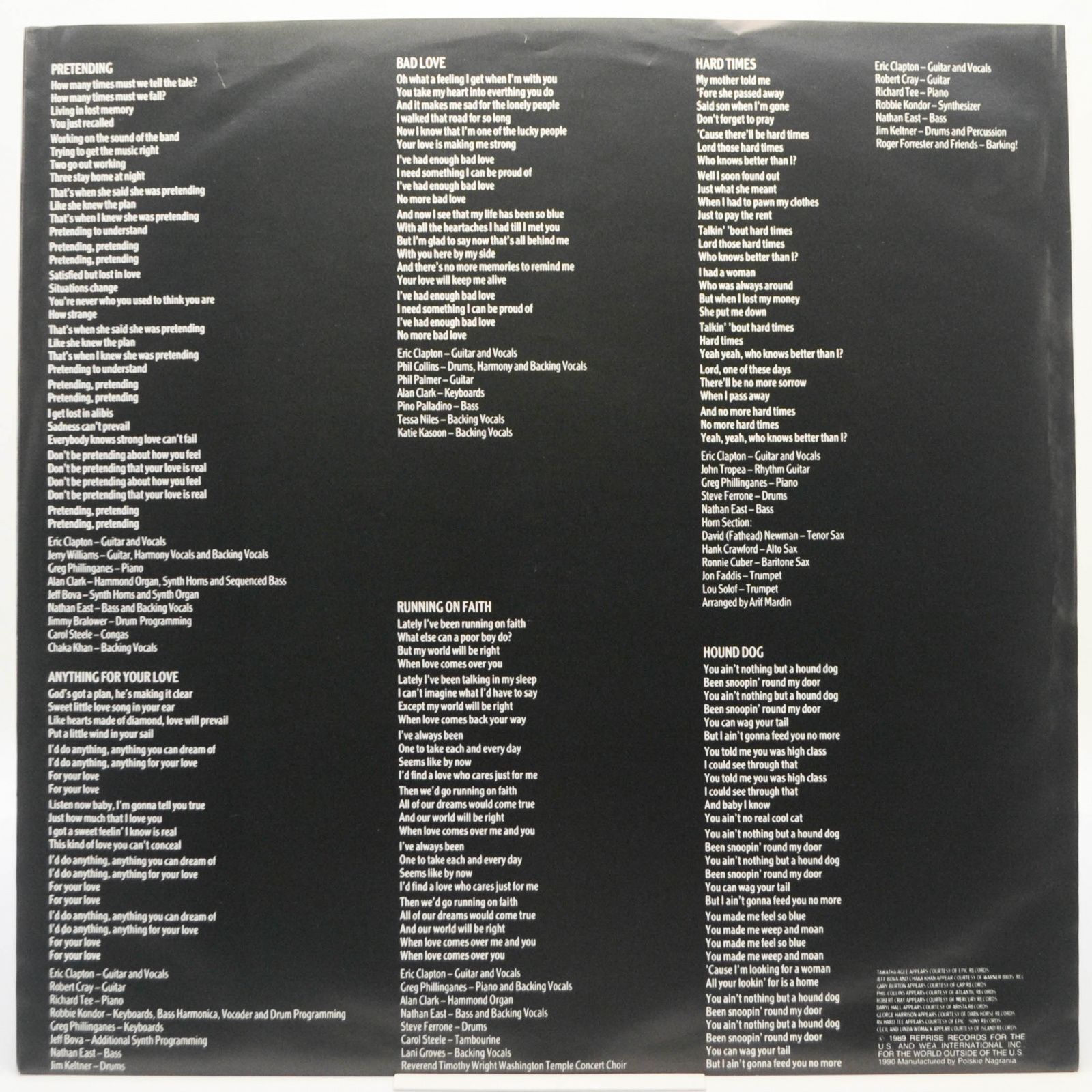 Eric Clapton — Journeyman, 1990