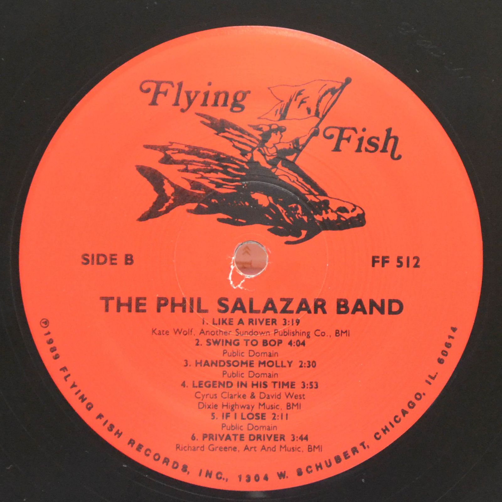 Виниловая пластинка Phil Salazar Band — The Phil Salazar Band, 1989