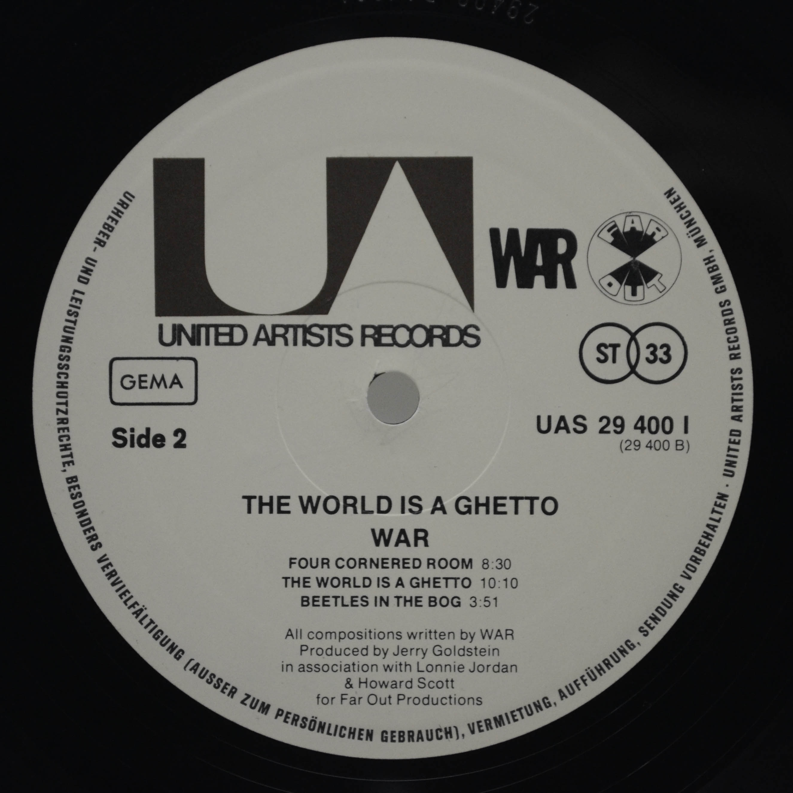 Виниловая пластинка War — The World Is A Ghetto, 1972