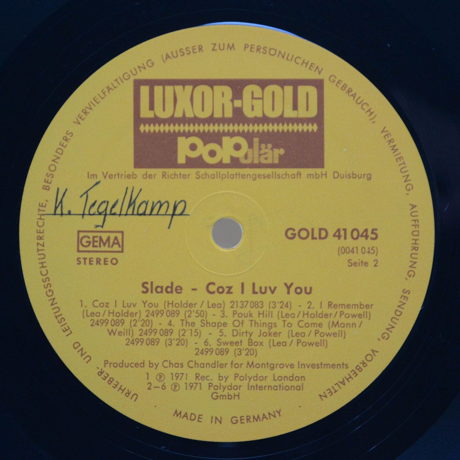 Slade — Coz I Luv You, 1972