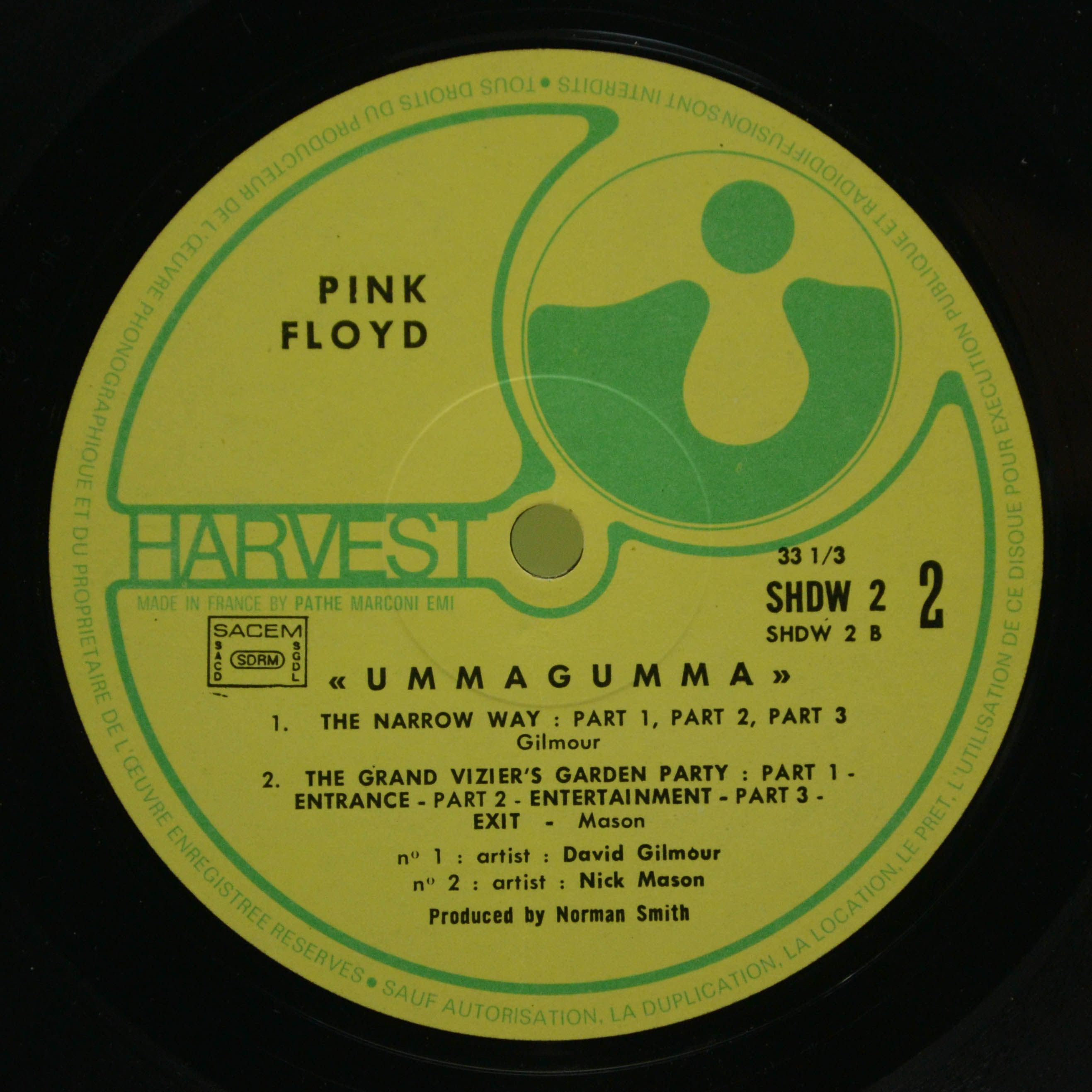 Виниловая пластинка Pink Floyd — Ummagumma (2LP), 1978