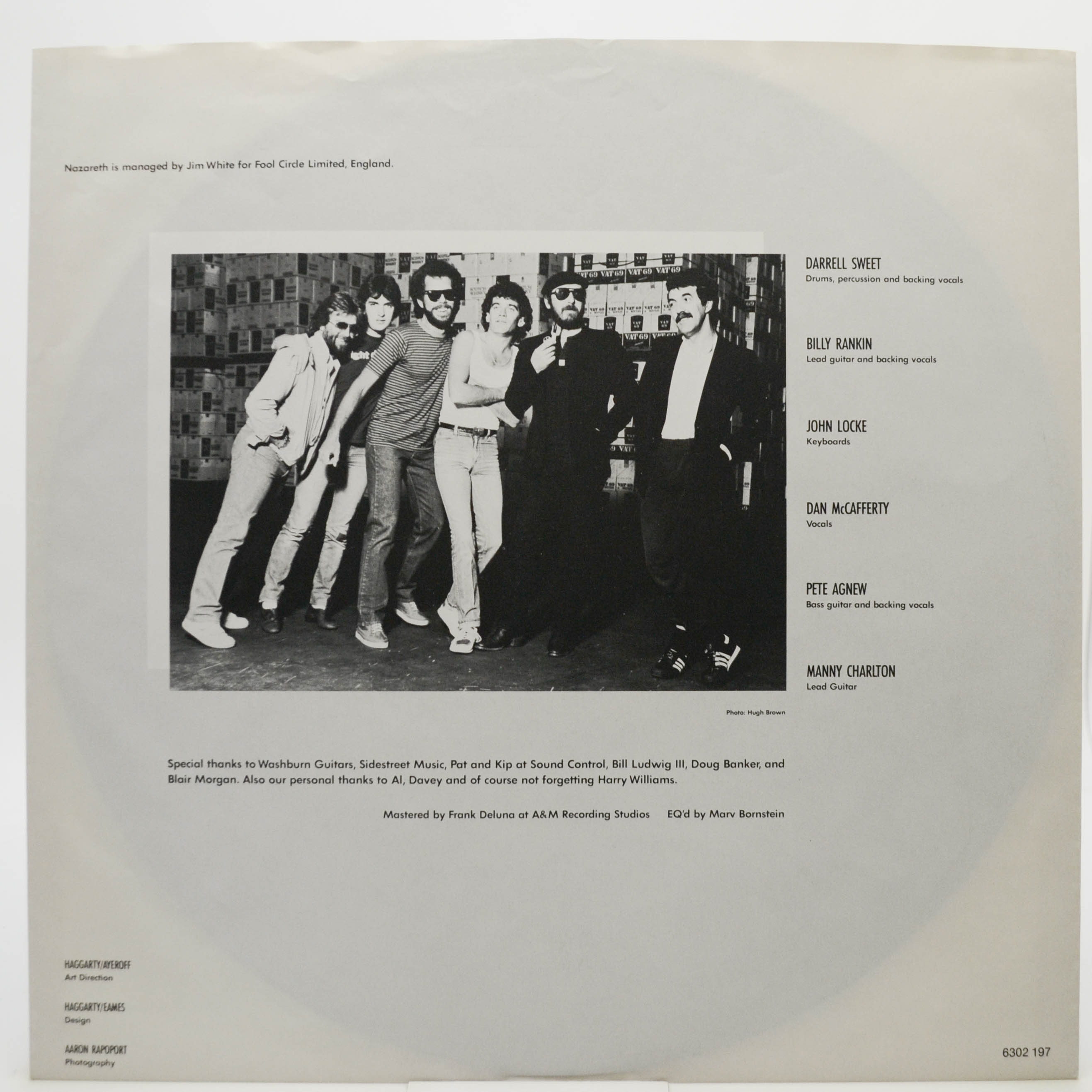 Nazareth — 2XS, 1982