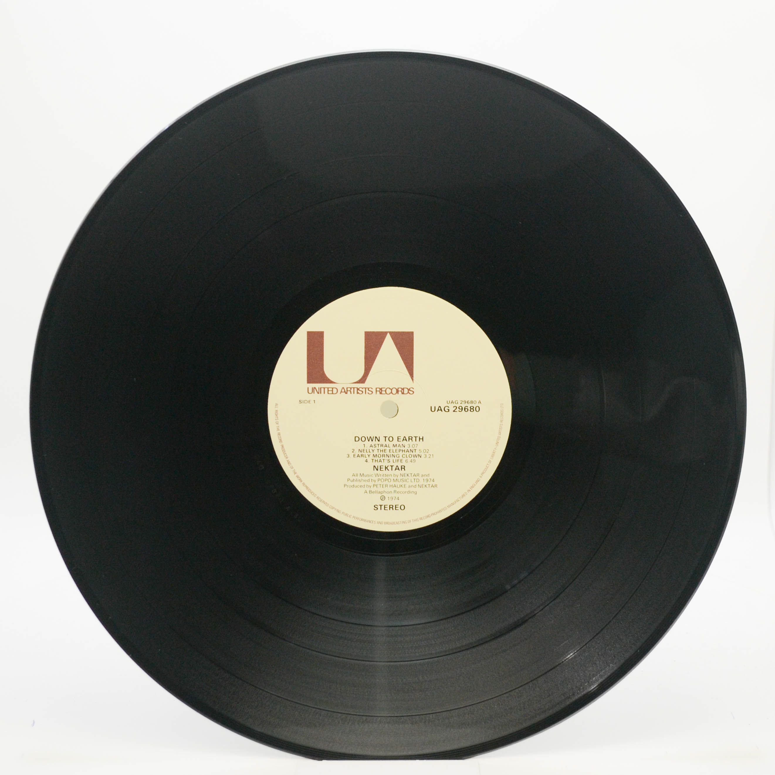 Виниловая пластинка Nektar — Down To Earth (1-st, UK), 1974