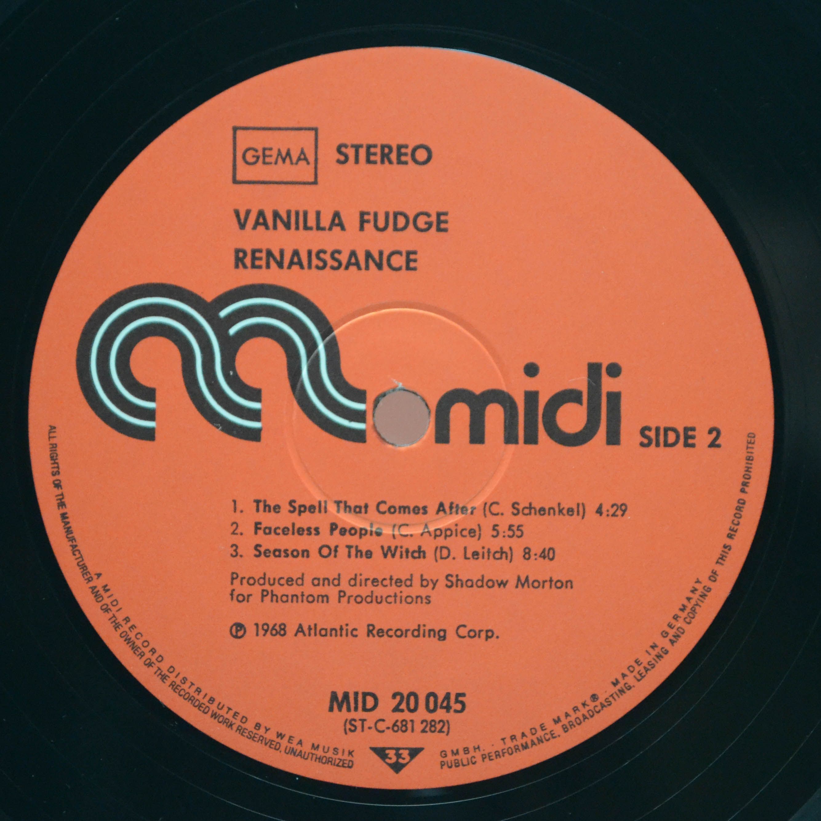 Vanilla Fudge — Renaissance, 1968