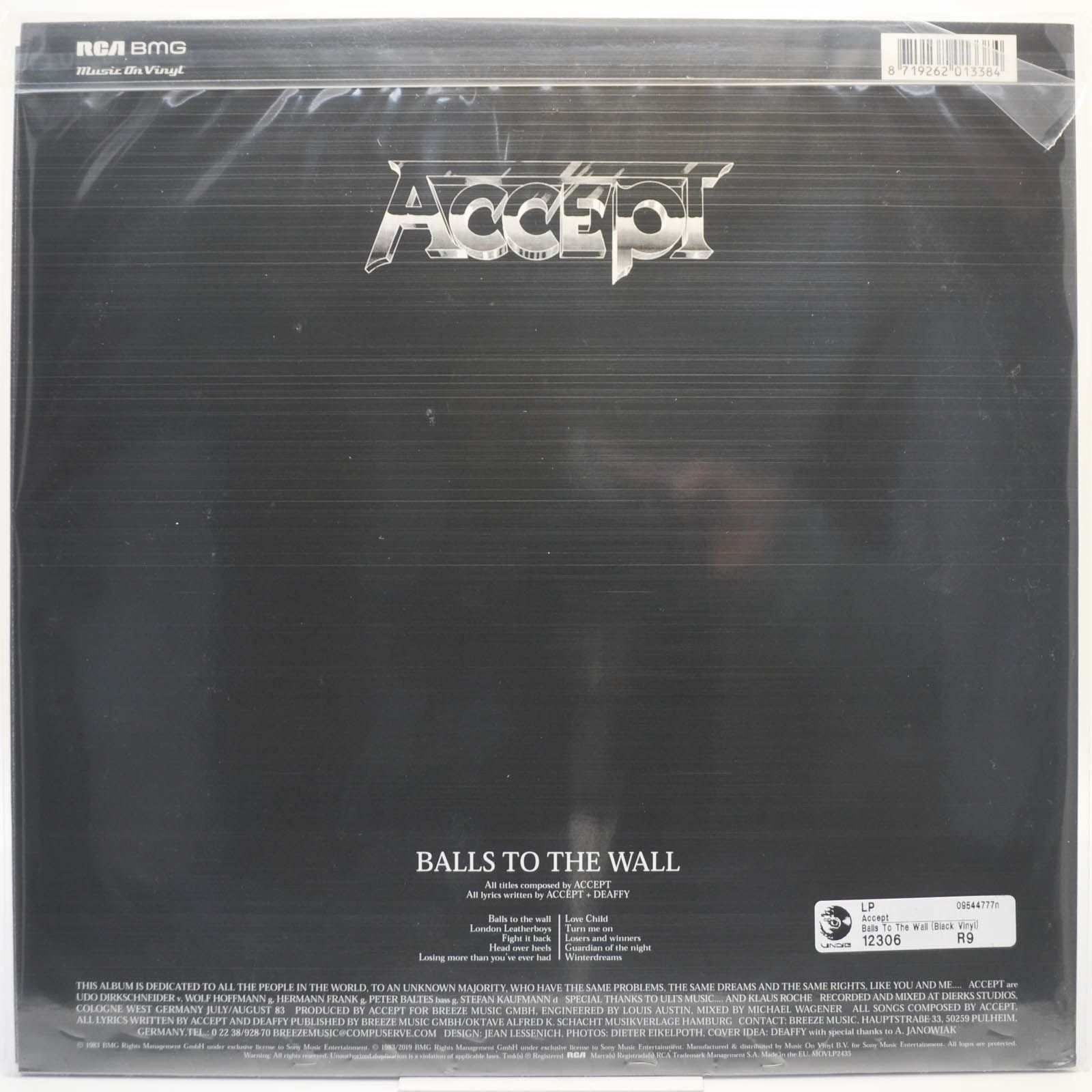 Accept — Balls To The Wall, 1983