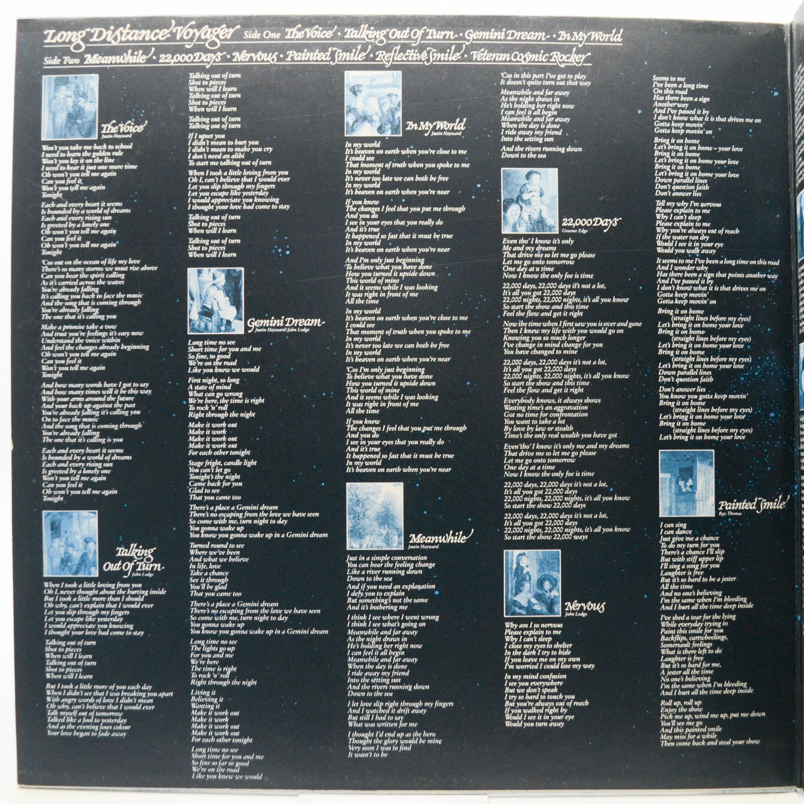 Виниловая пластинка Moody Blues — Long Distance Voyager, 1981