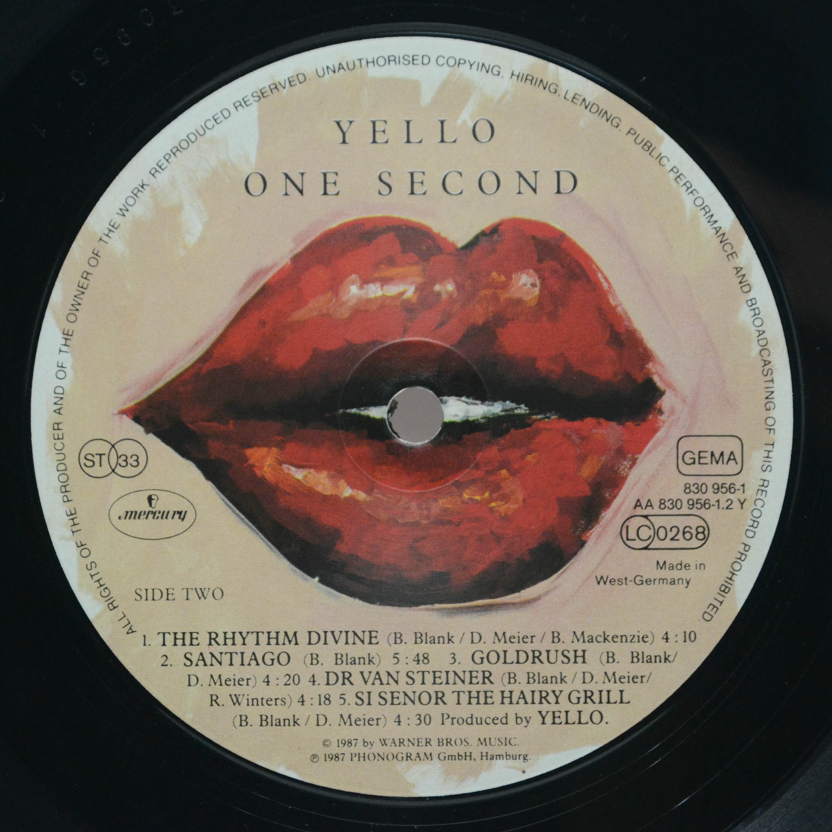 Yello — One Second, 1987