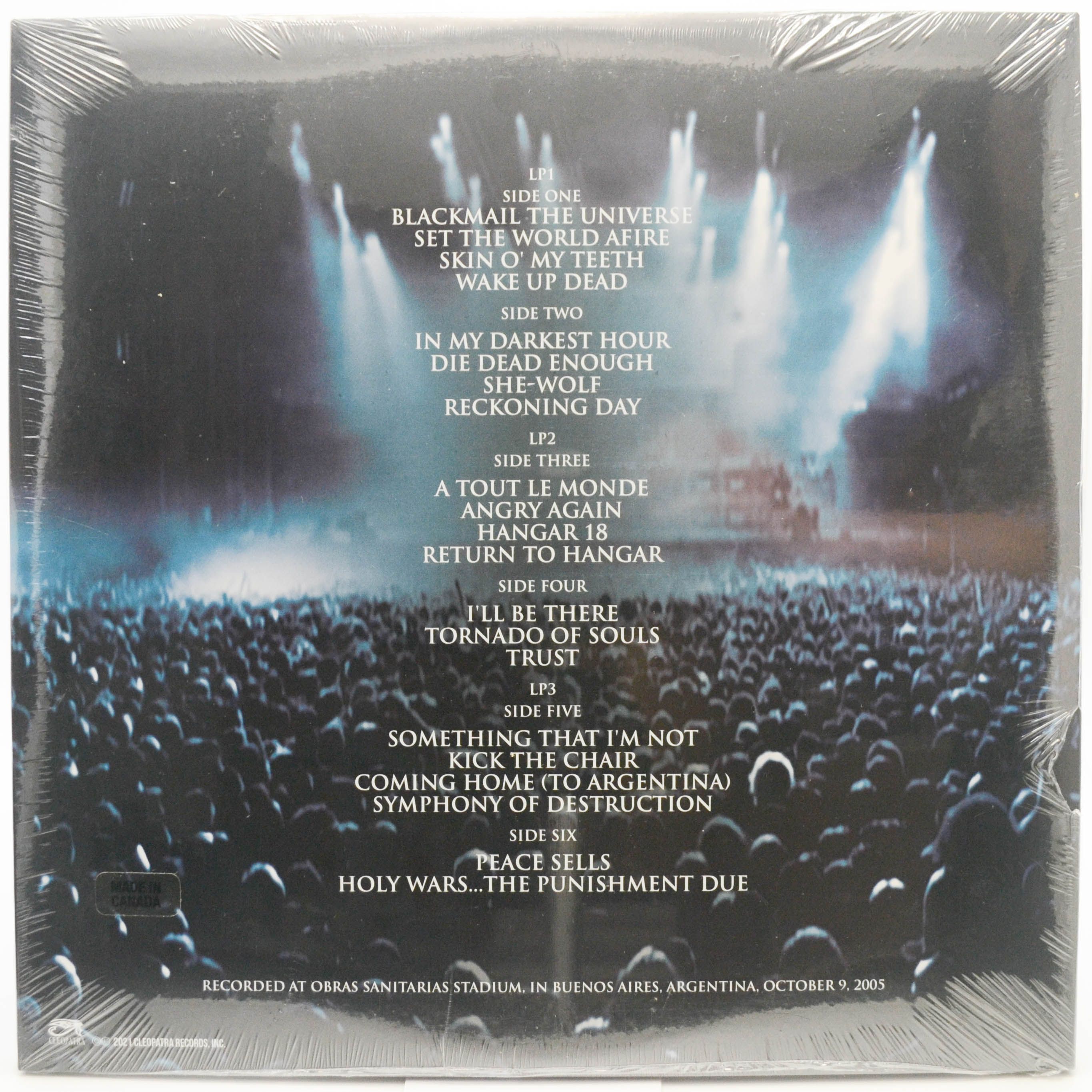 Megadeth — A Night In Buenos Aires (3LP, USA), 2021