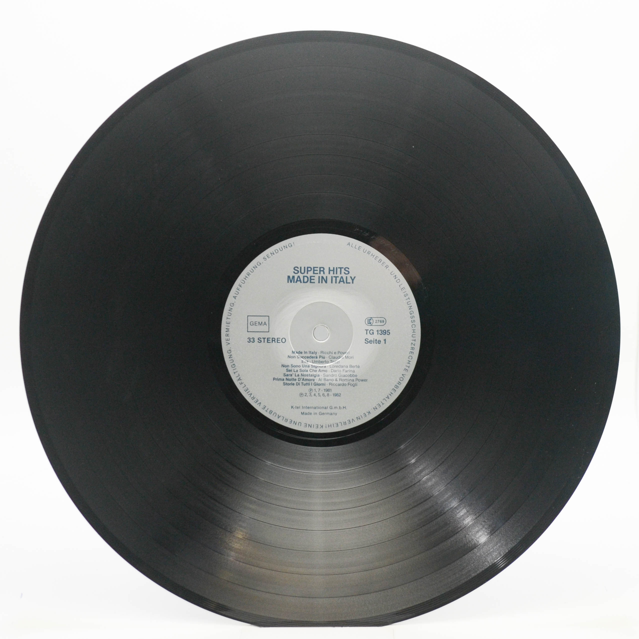 Various — Die Neuen Super-Hits (Made In Italy), 1982