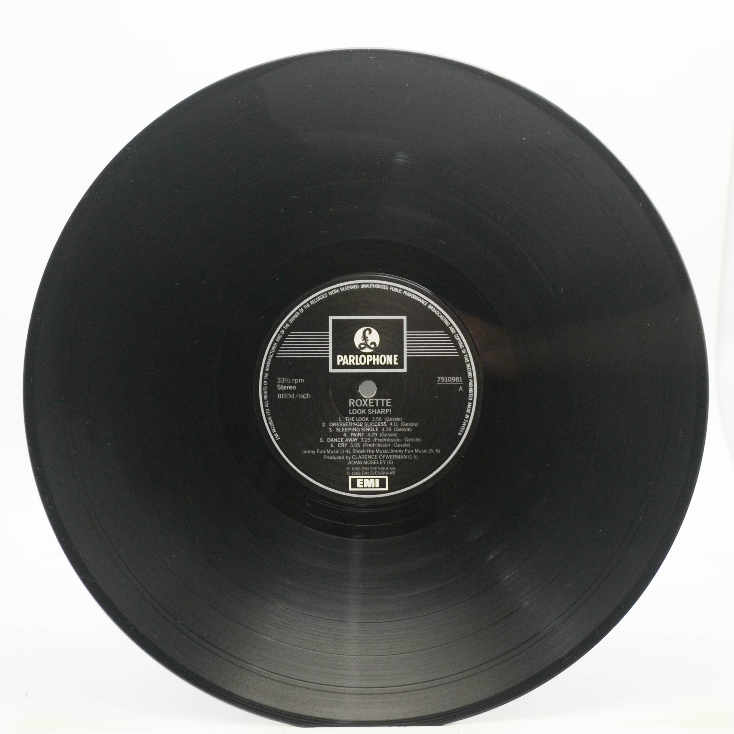 Виниловая пластинка Roxette — Look Sharp! (1-st, Sweden), 1988
