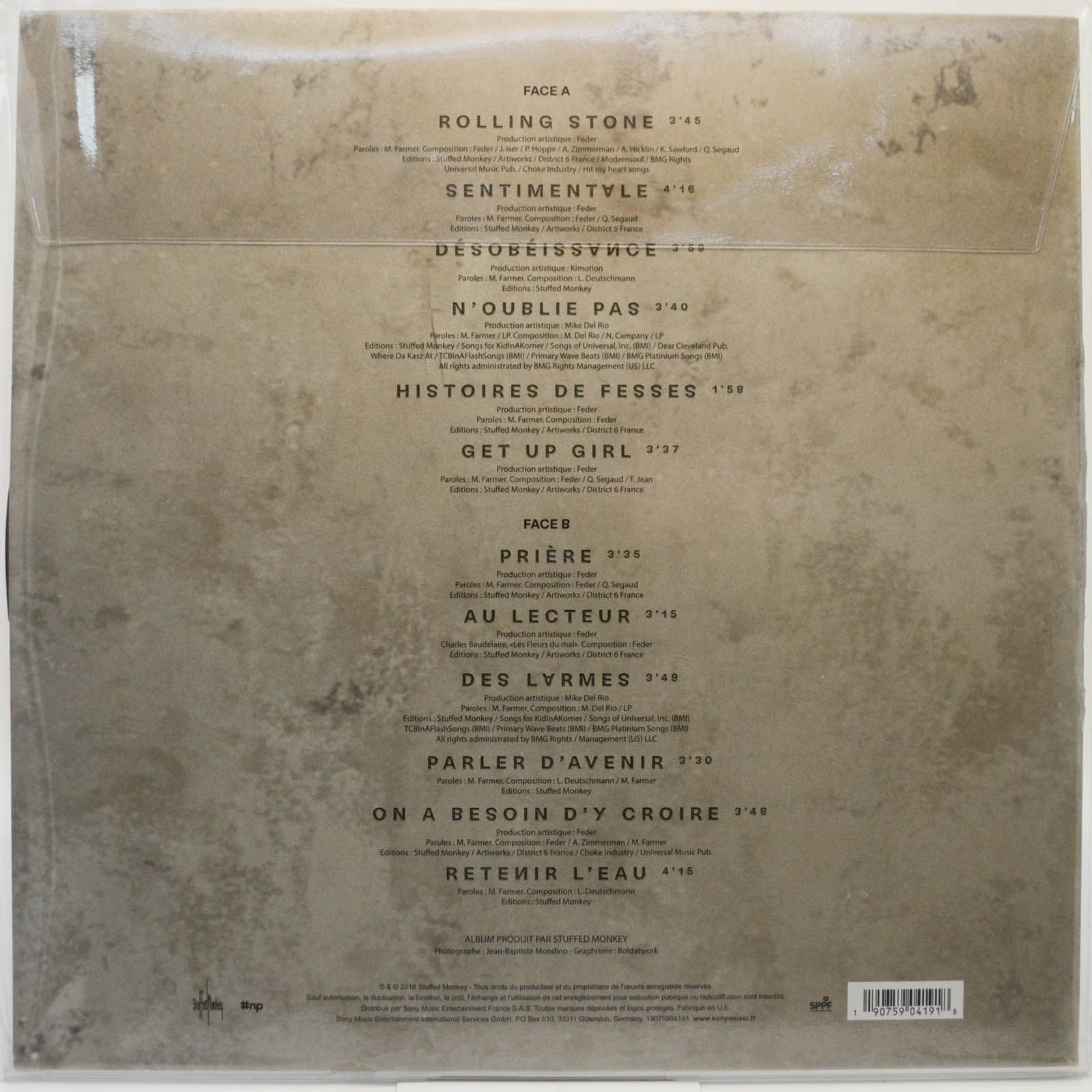 Mylene Farmer — Désobéissance (France), 2018