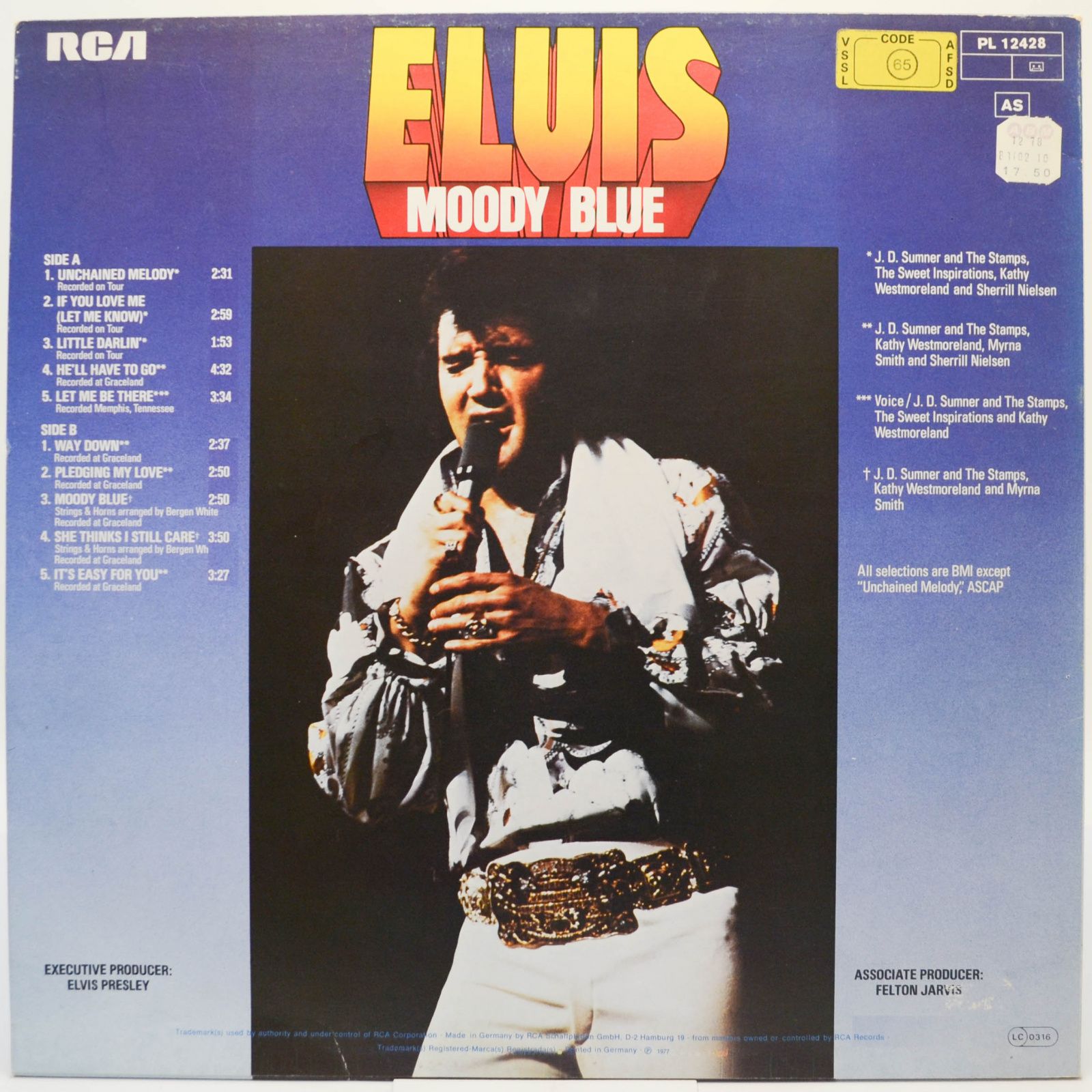Elvis — Moody Blue, 1977
