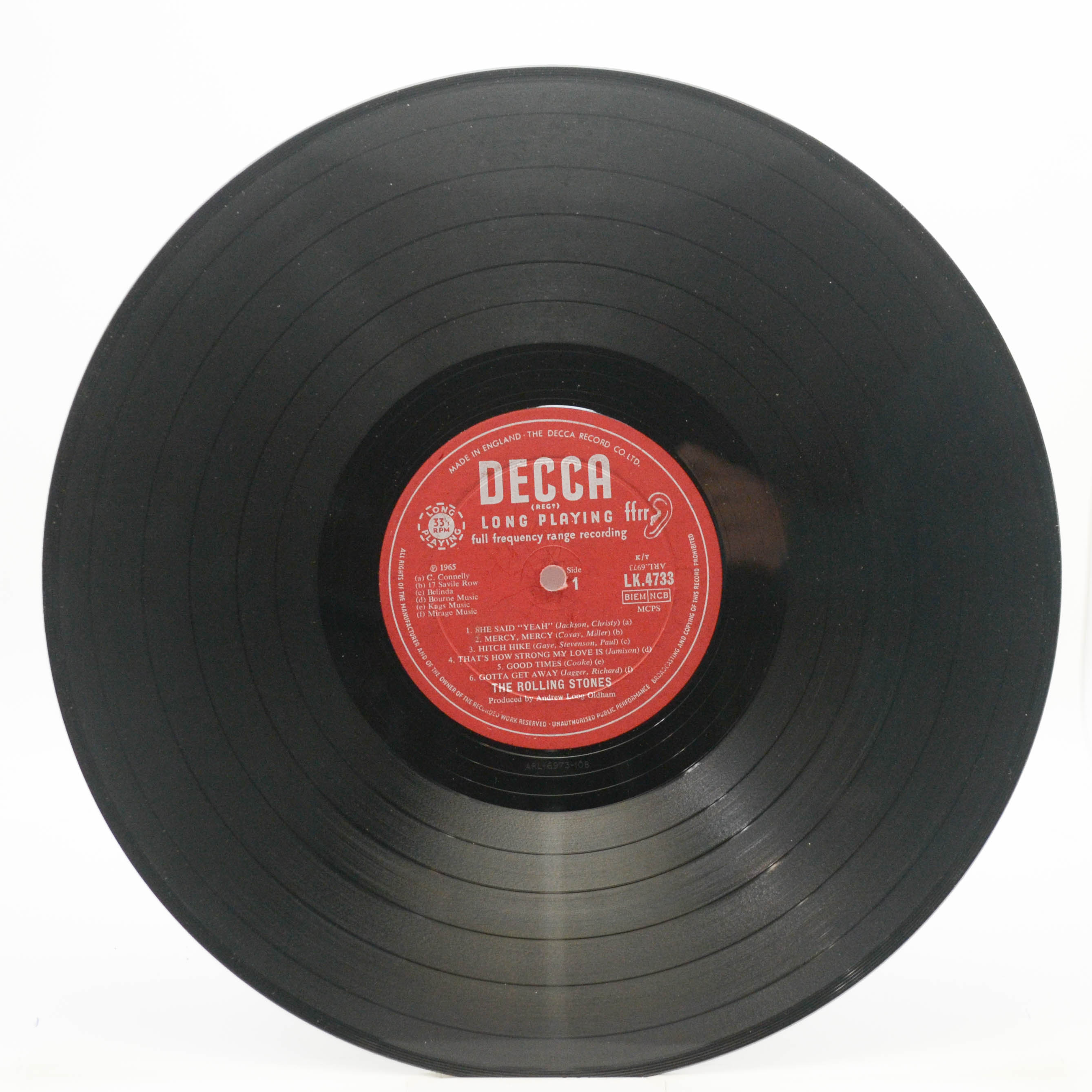 Rolling Stones — Out Of Our Heads (1-st, UK), 1965