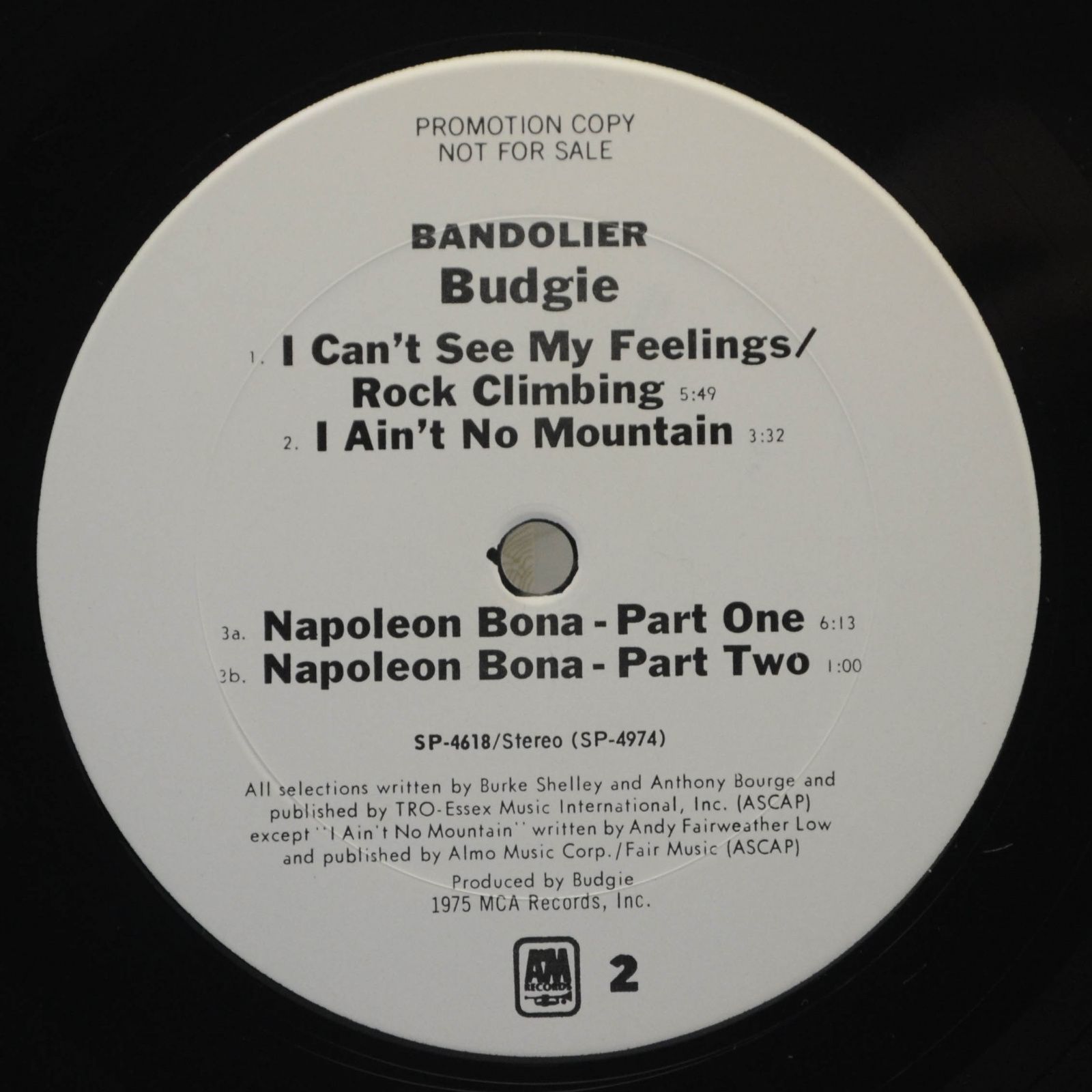 Budgie — Bandolier (USA), 1975