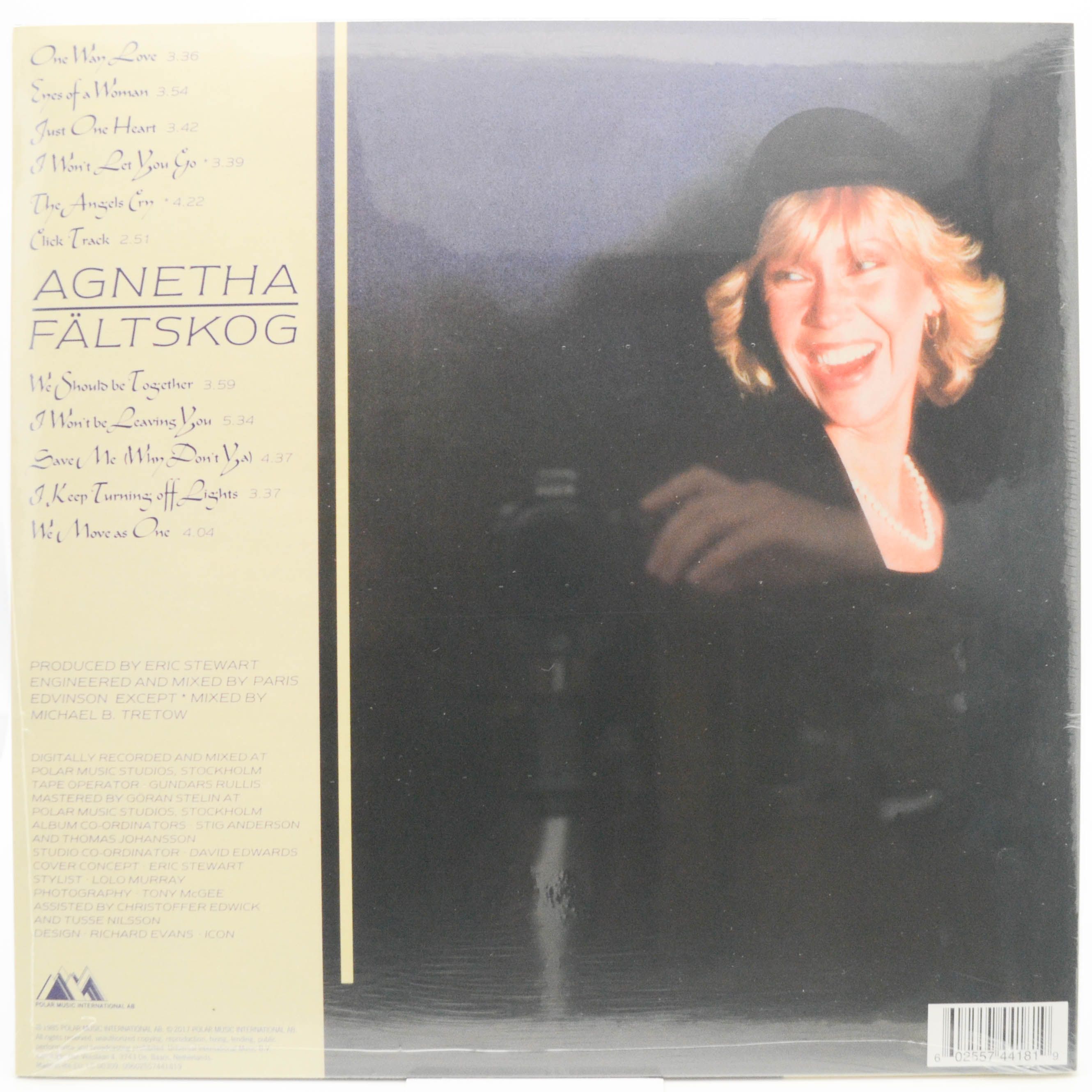 Виниловая пластинка Agnetha Fältskog — Eyes Of A Woman, 1985