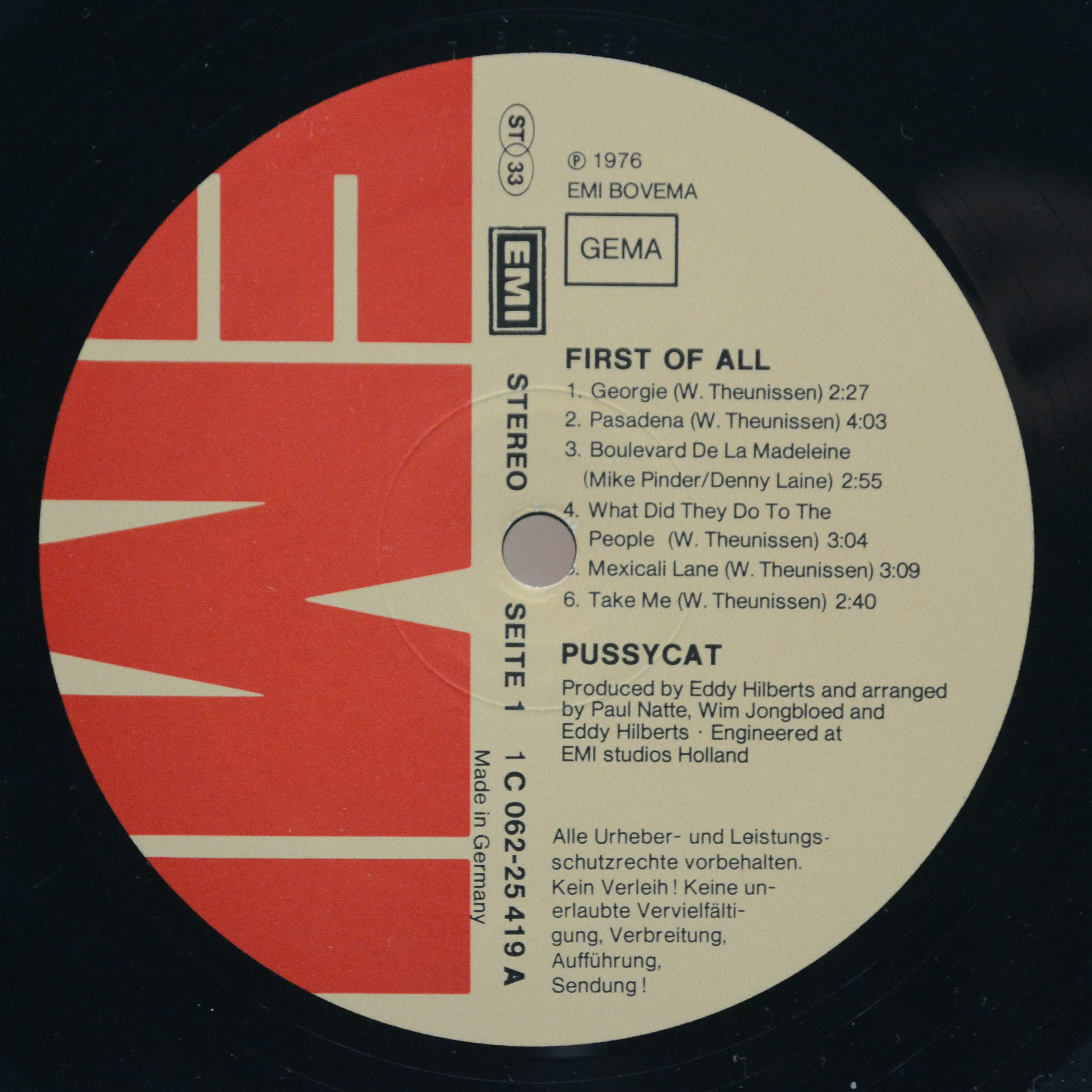 Pussycat — First Of All, 1976