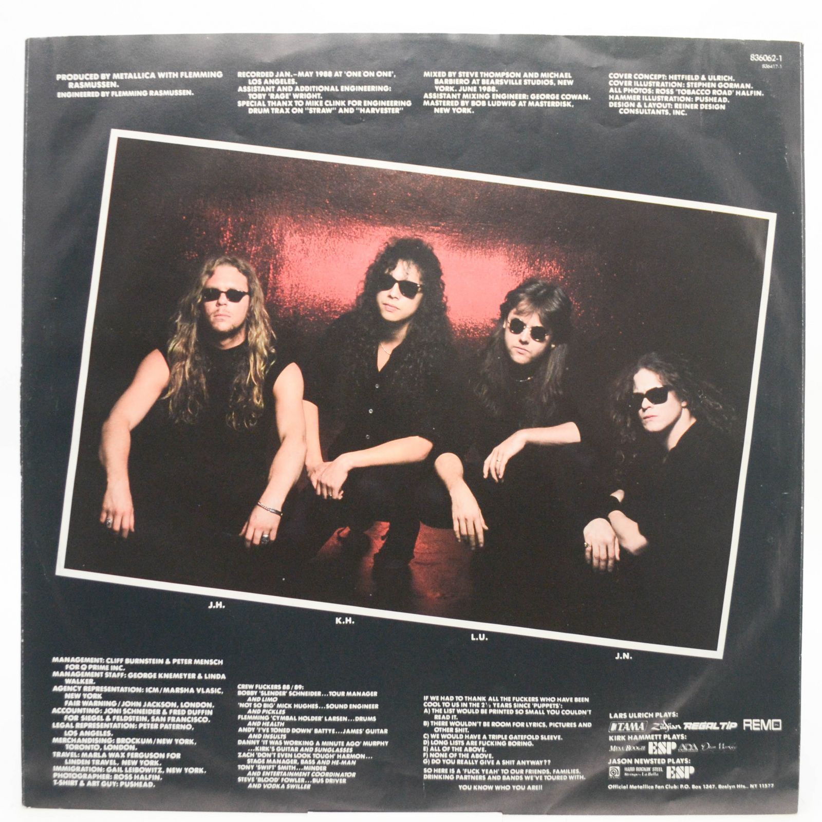 Metallica — ...And Justice For All (2LP), 1988