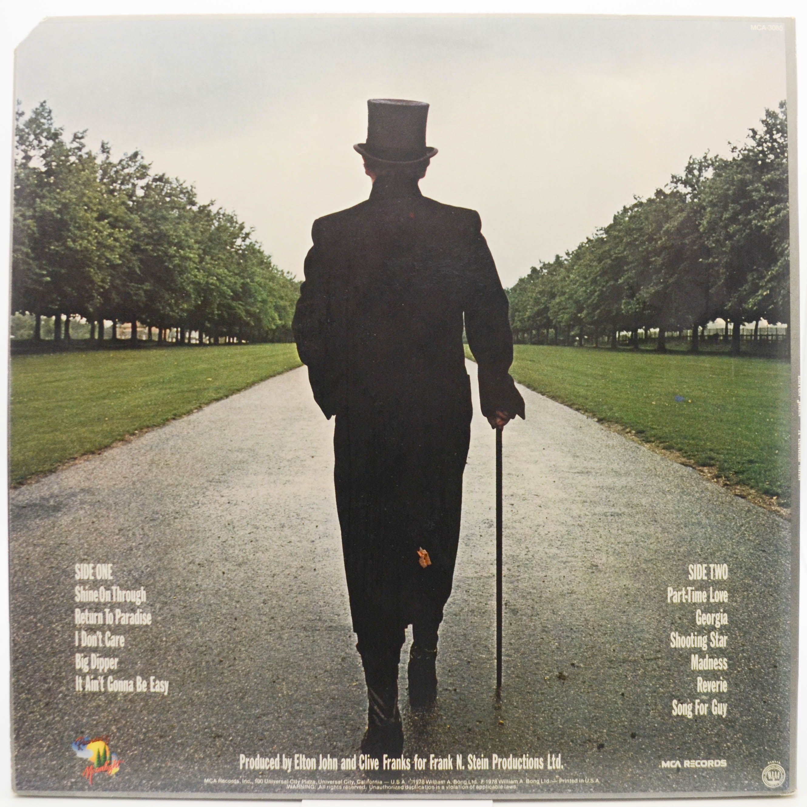 Elton John — A Single Man (USA), 1978