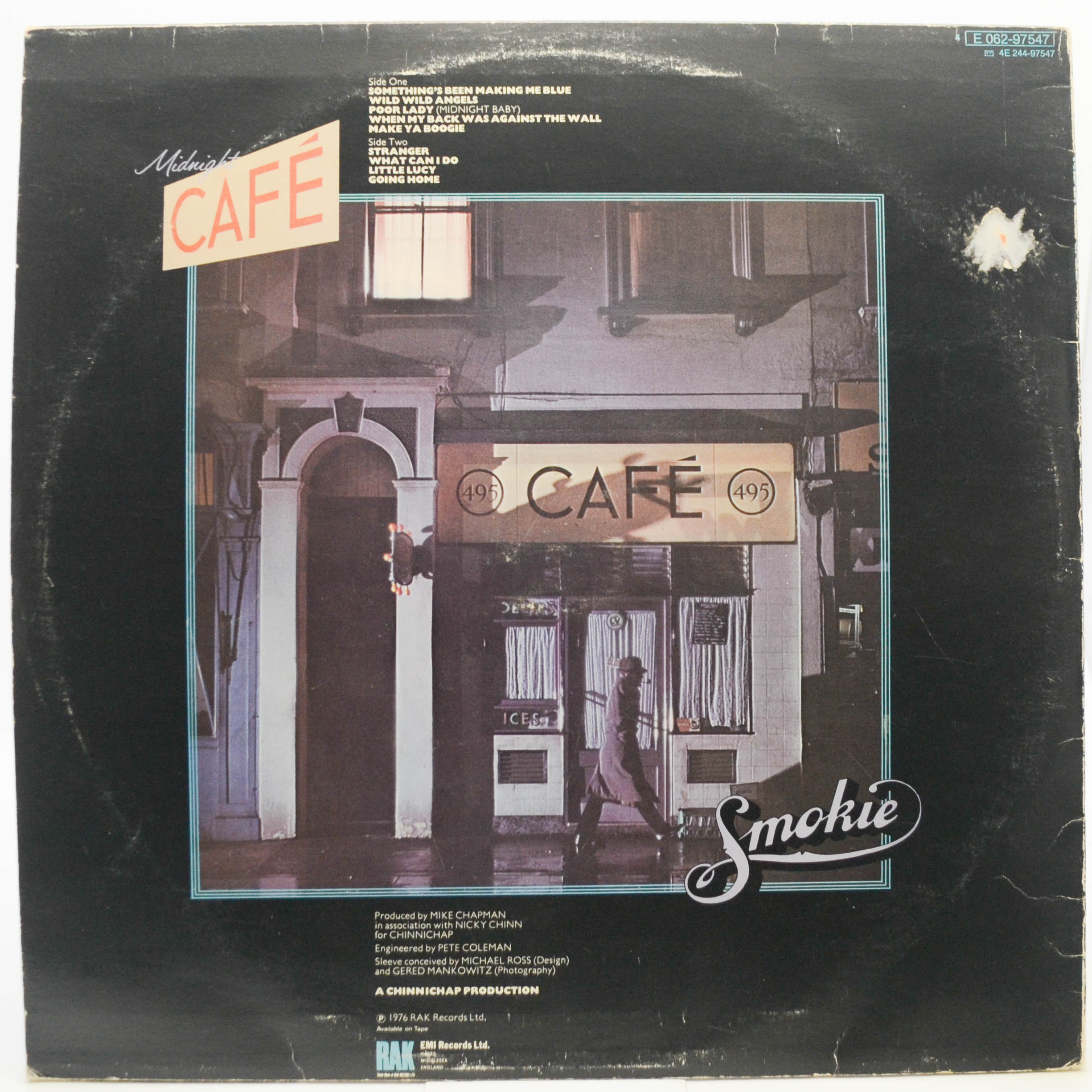Виниловая пластинка Smokie — Midnight Café, 1976