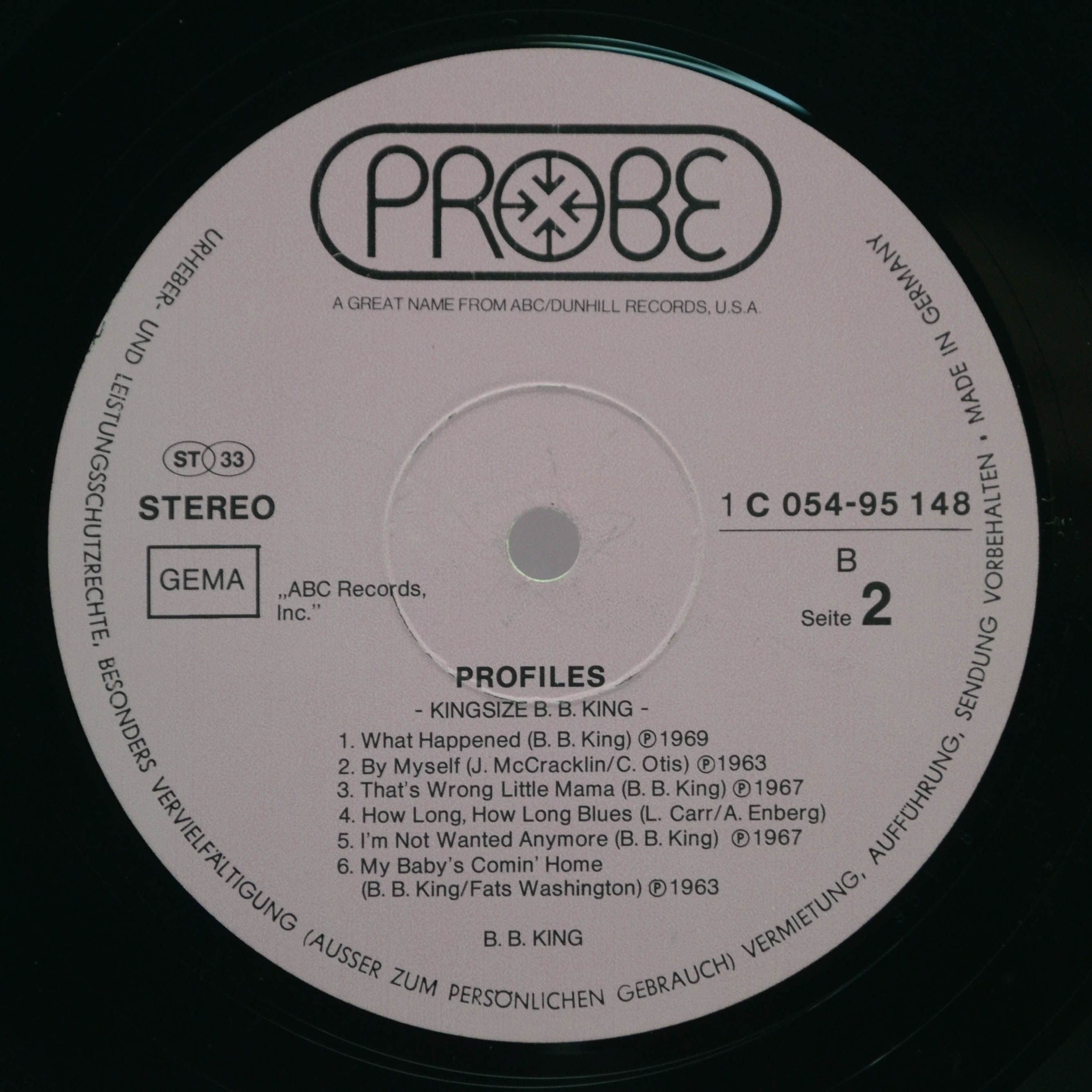 B.B. King — Kingsize, 1975