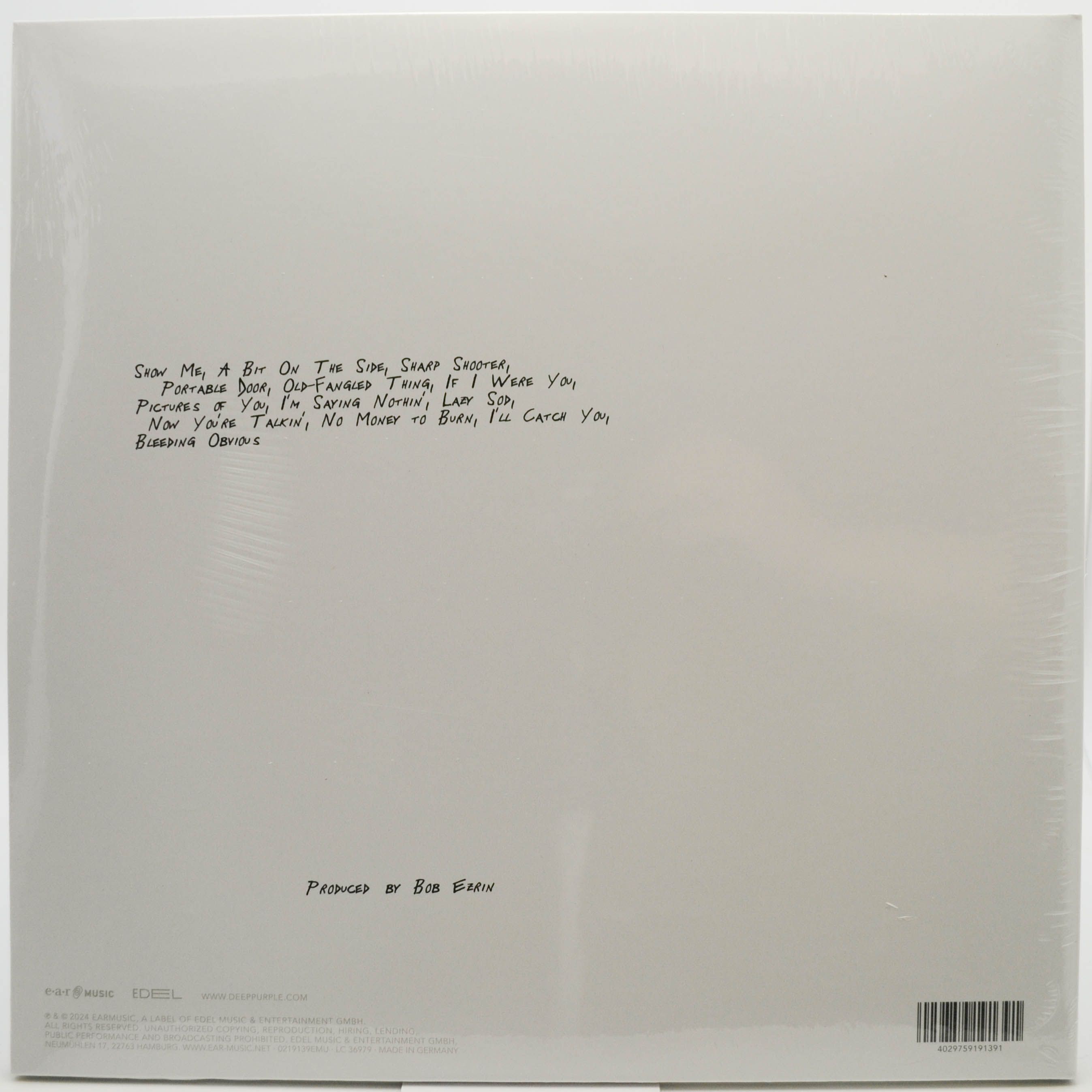 Deep Purple — = 1 (2LP), 2024