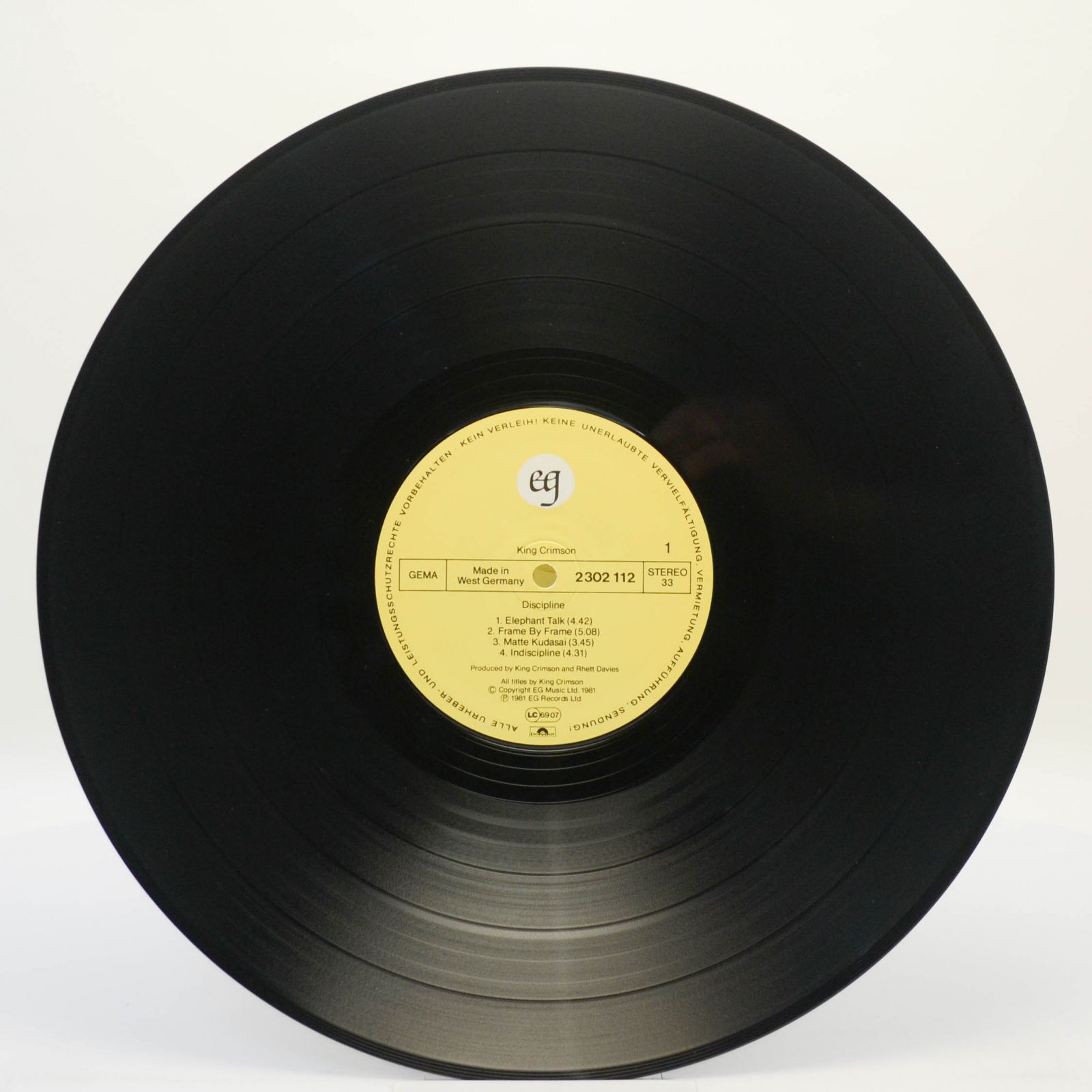 King Crimson — Discipline, 1981