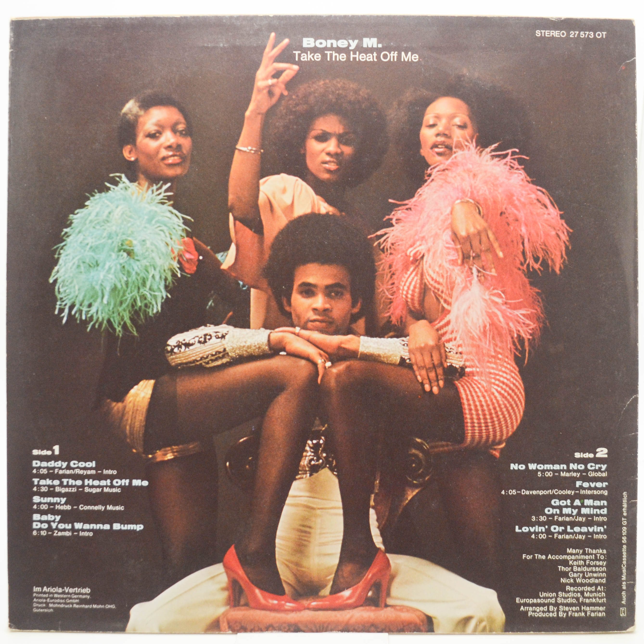 Boney M. — Take The Heat Off Me, 1976