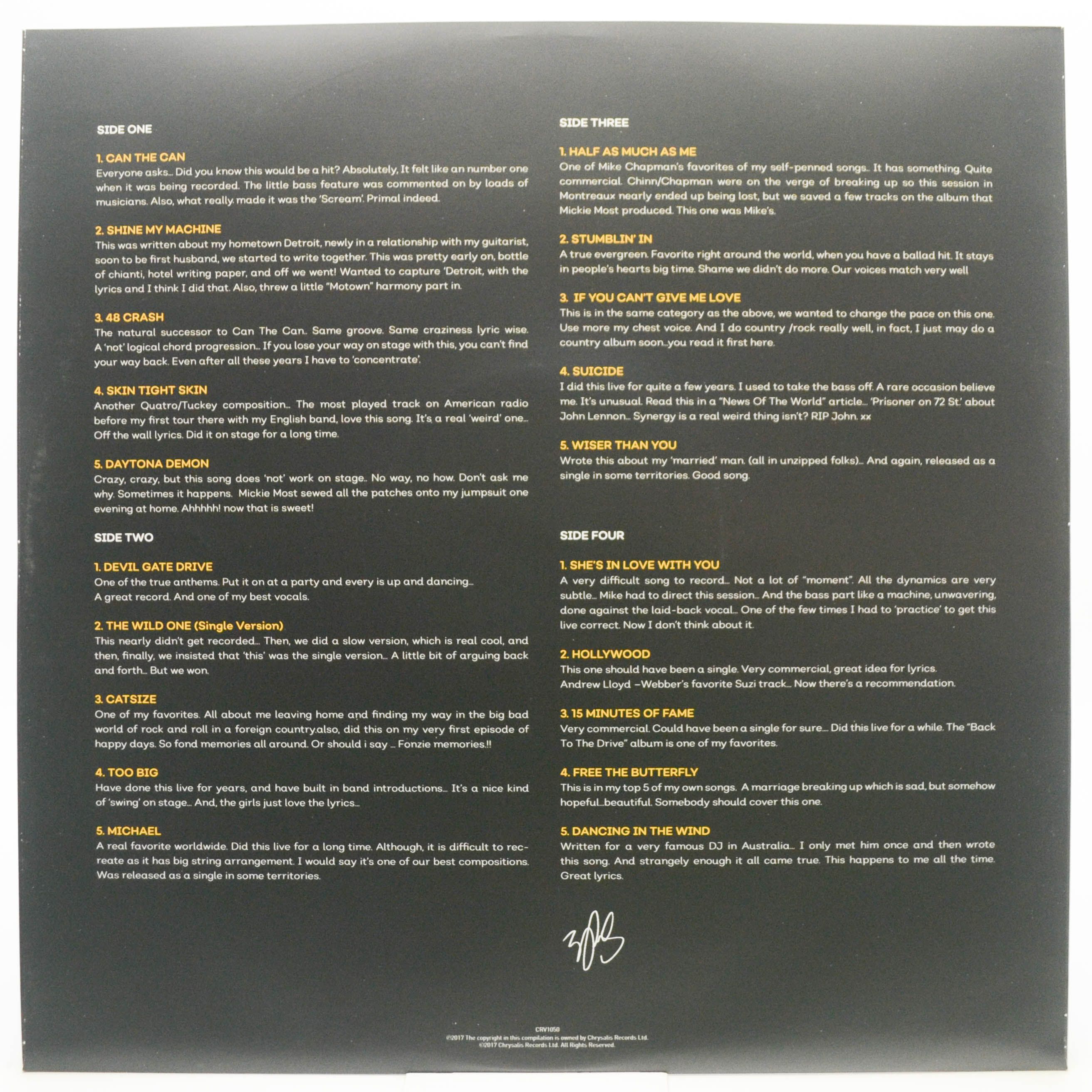 Suzi Quatro — Legend - The Best Of (2LP), 2017