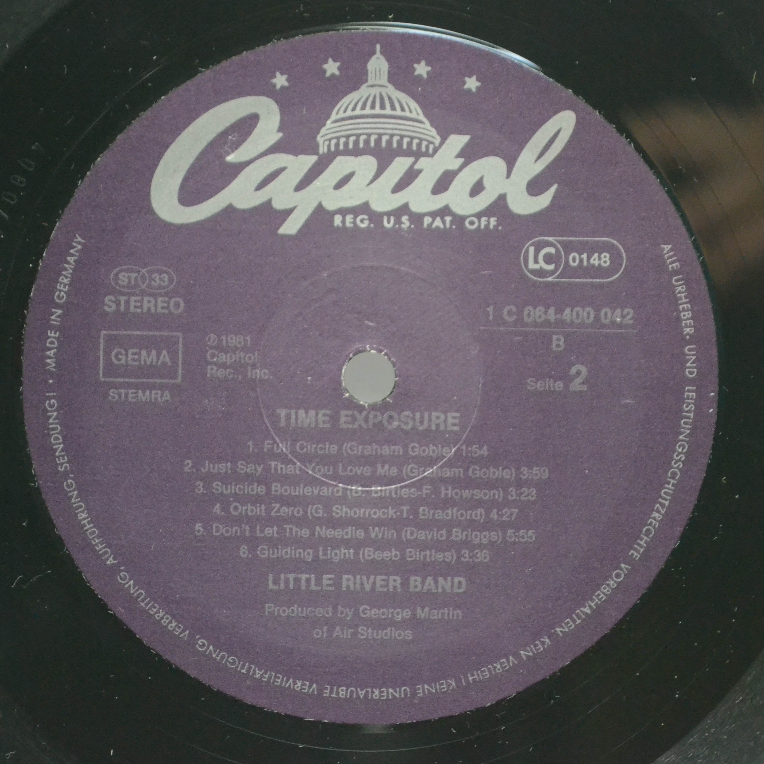 Виниловая пластинка Little River Band — Time Exposure, 1981