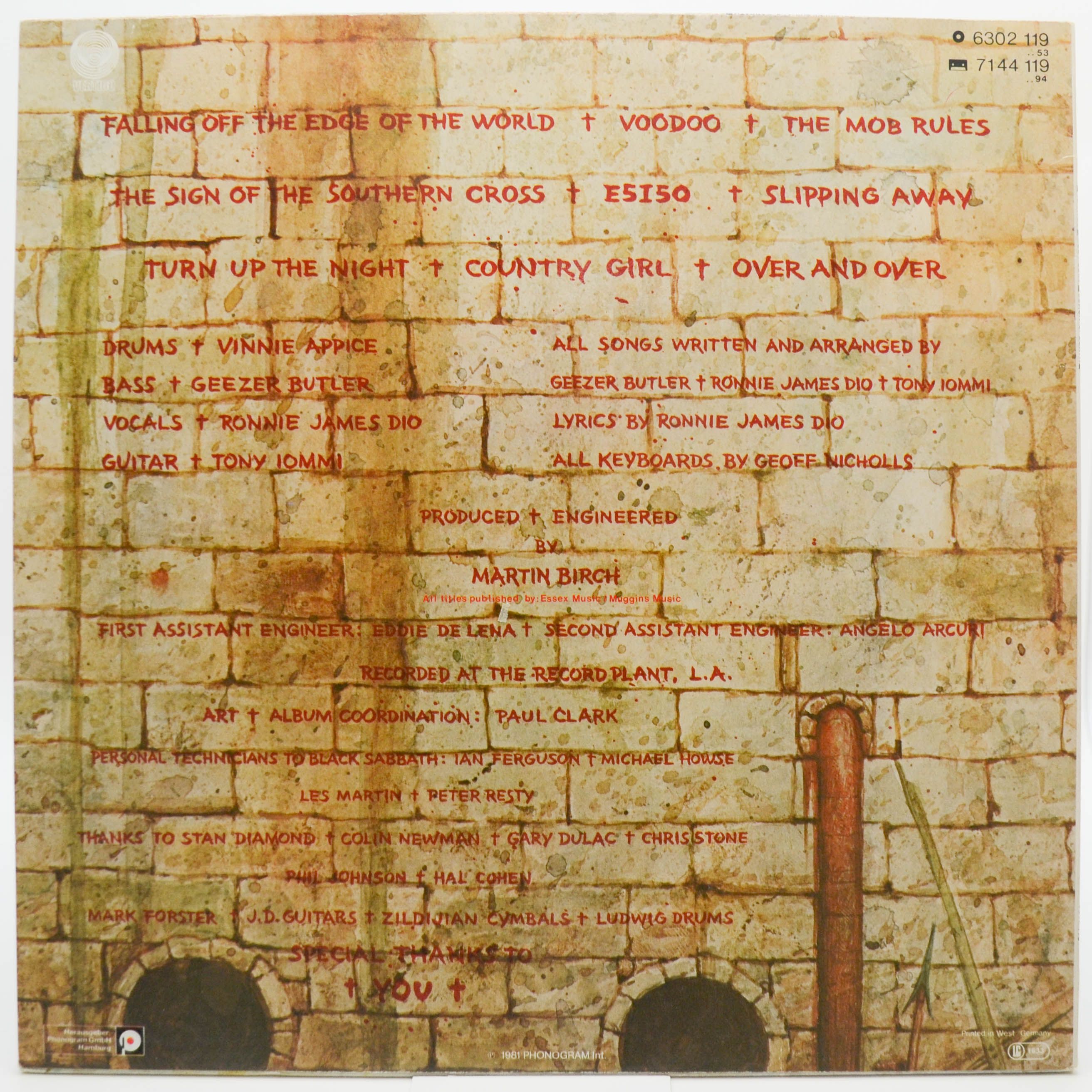 Black Sabbath — Mob Rules, 1983