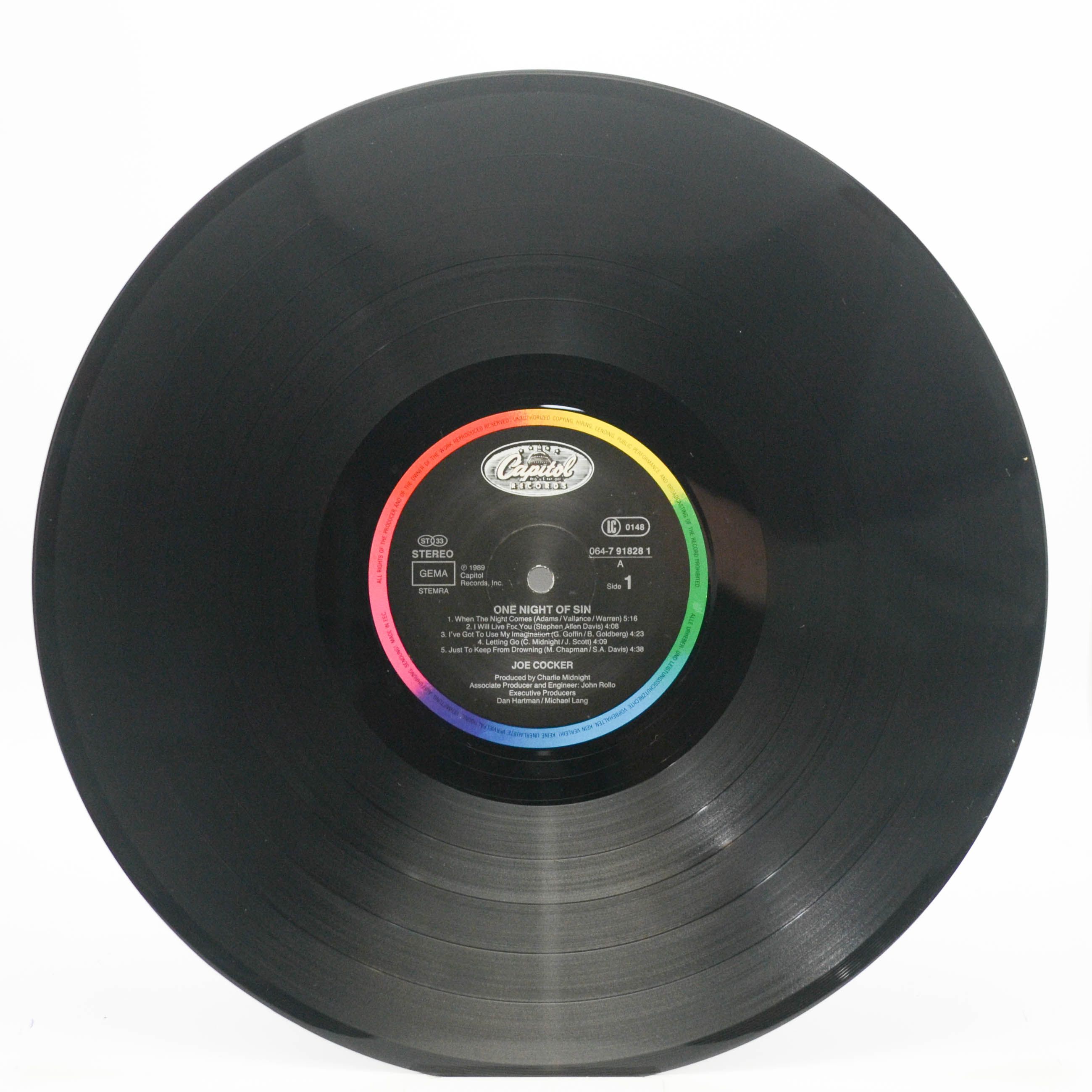 Joe Cocker — One Night Of Sin, 1989