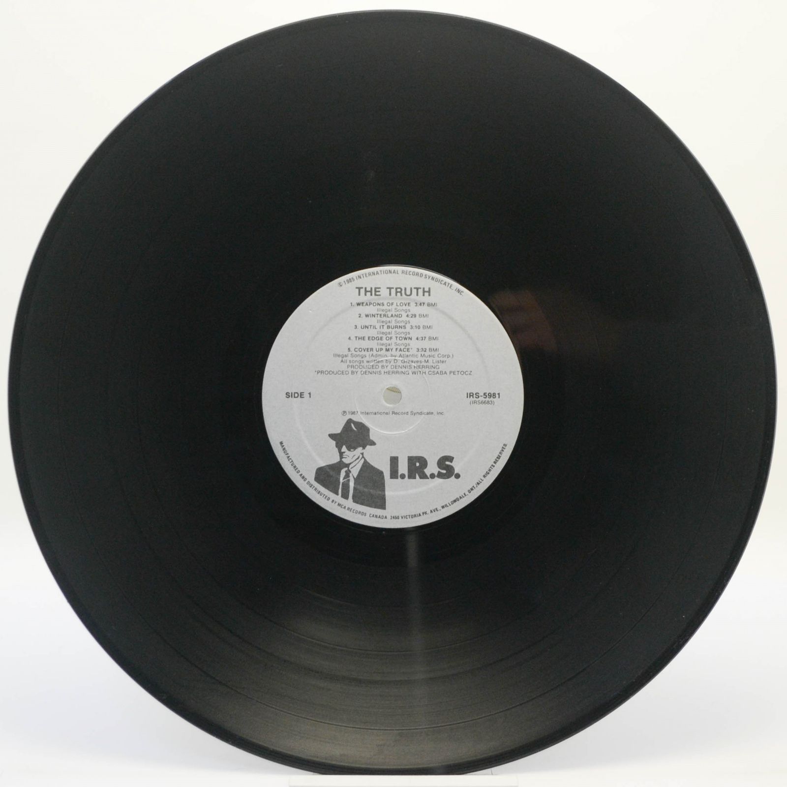 Виниловая пластинка Truth — Weapons Of Love, 1987
