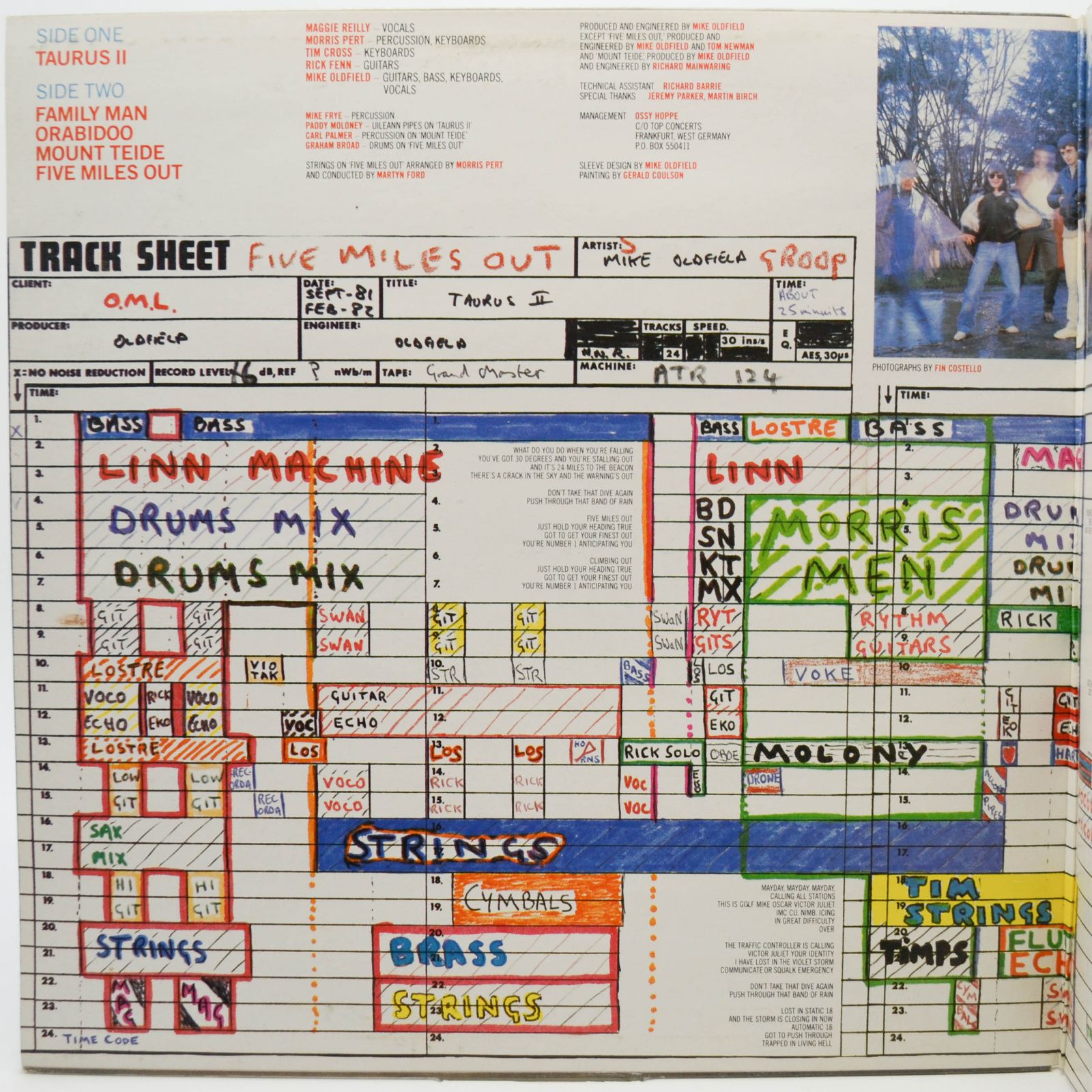 Mike Oldfield — Five Miles Out, 1982