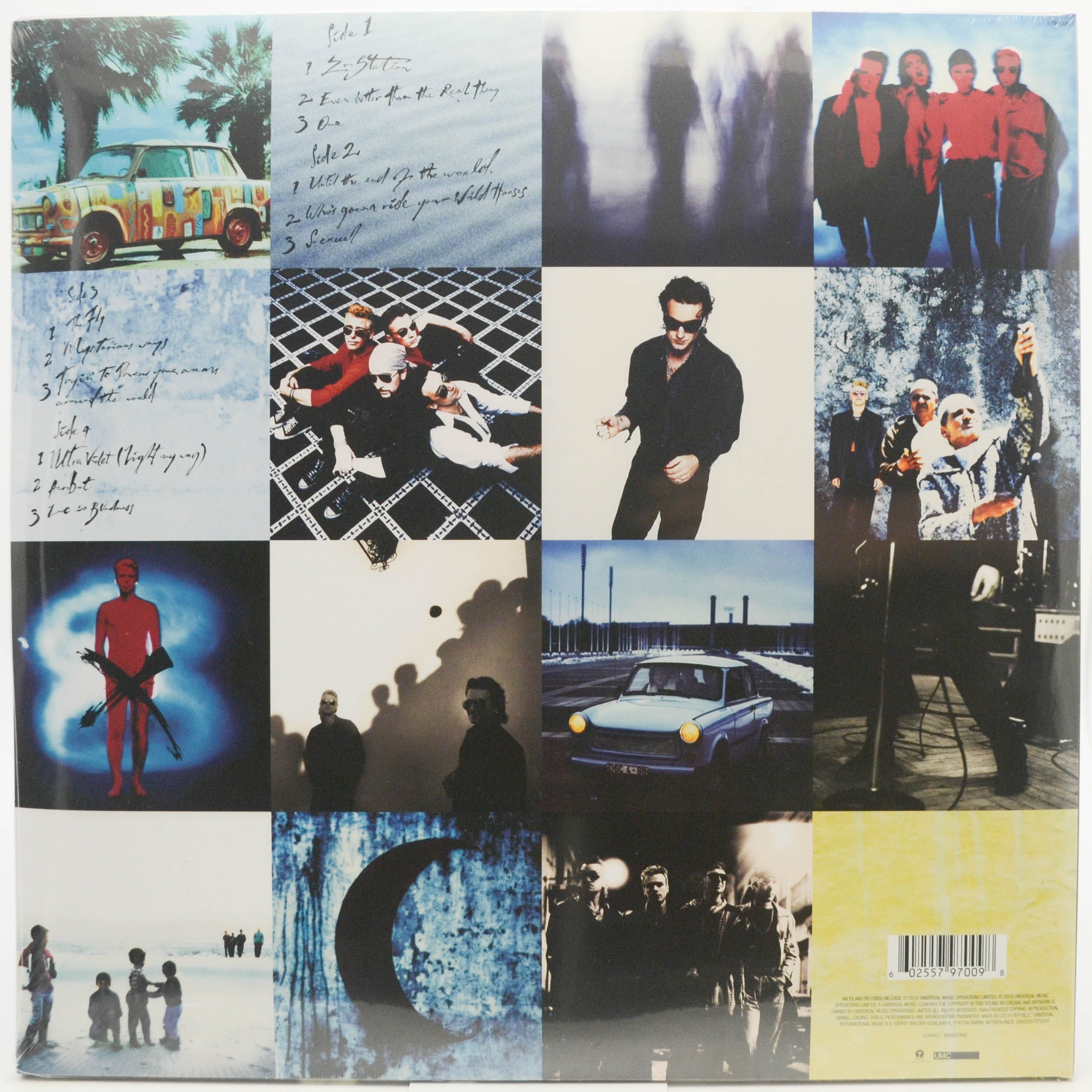 U2 — Achtung Baby (2LP), 1991