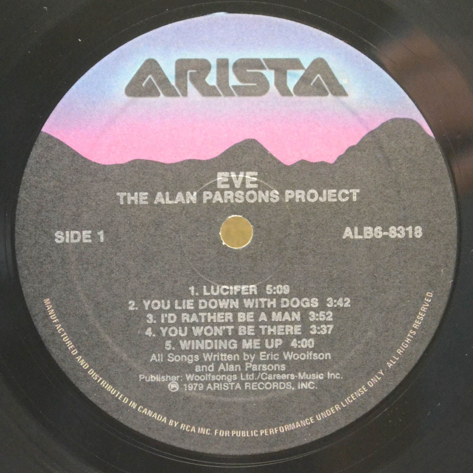 Виниловая пластинка Alan Parsons Project — Eve, 1979