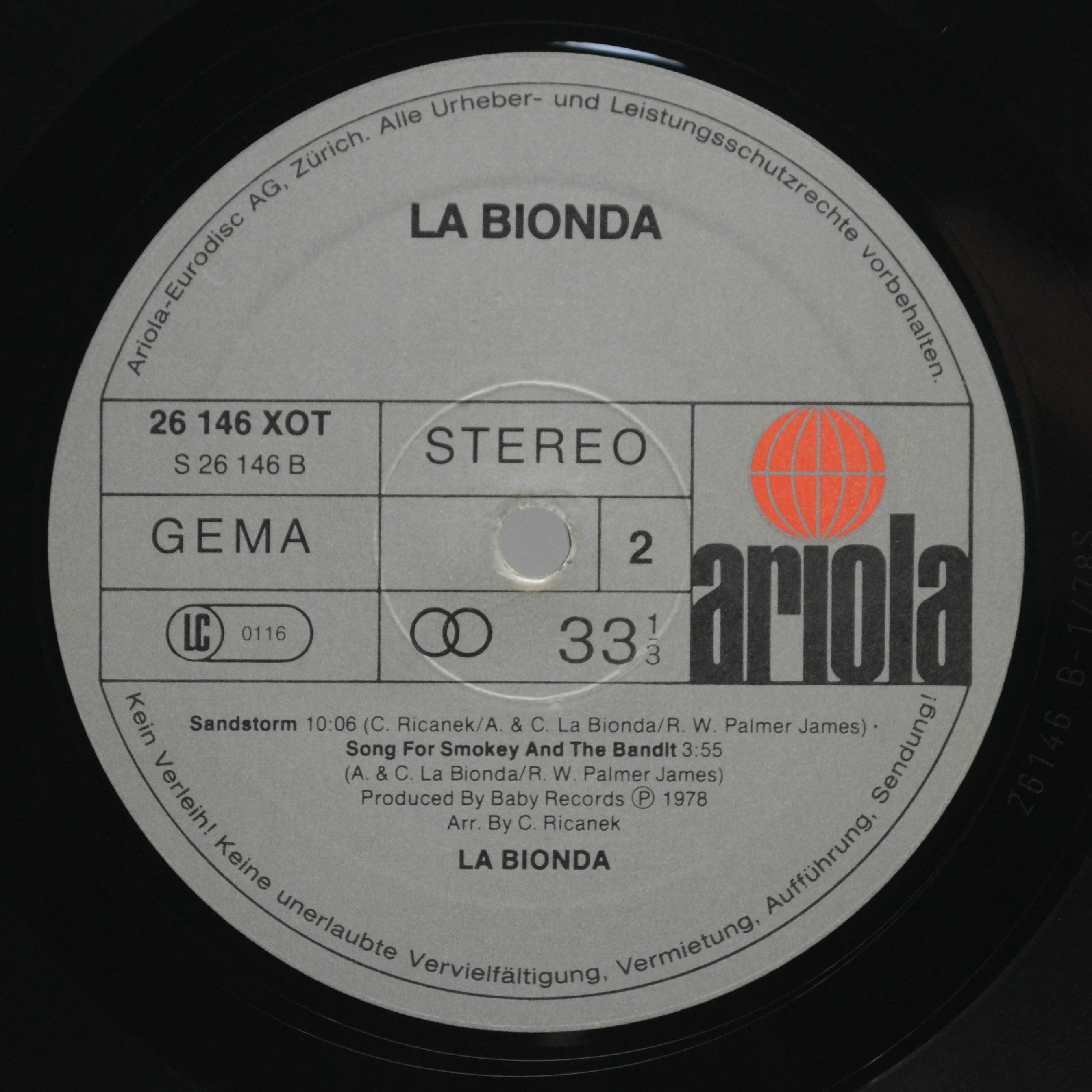 La Bionda — La Bionda, 1978