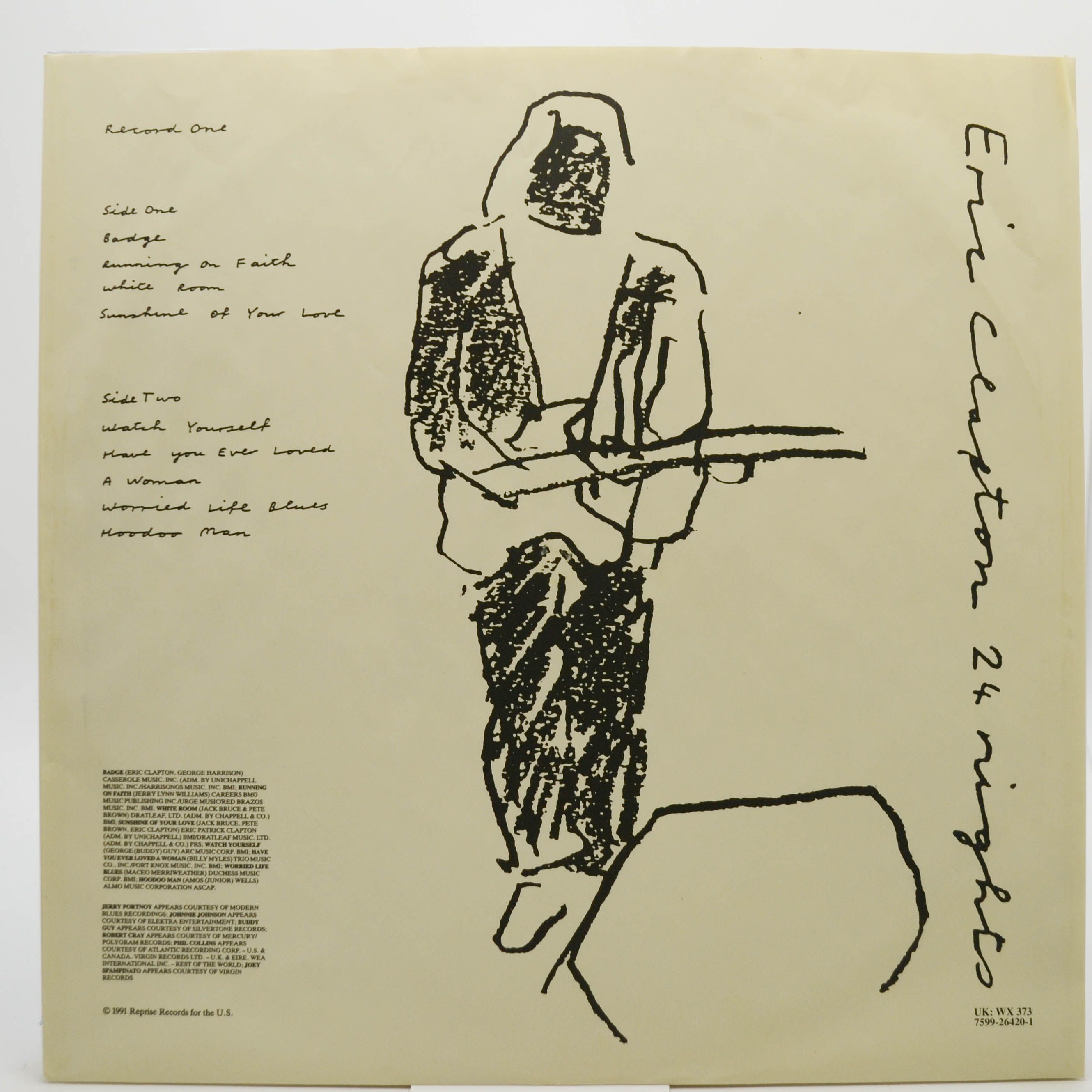 Eric Clapton — 24 Nights (2LP), 1991